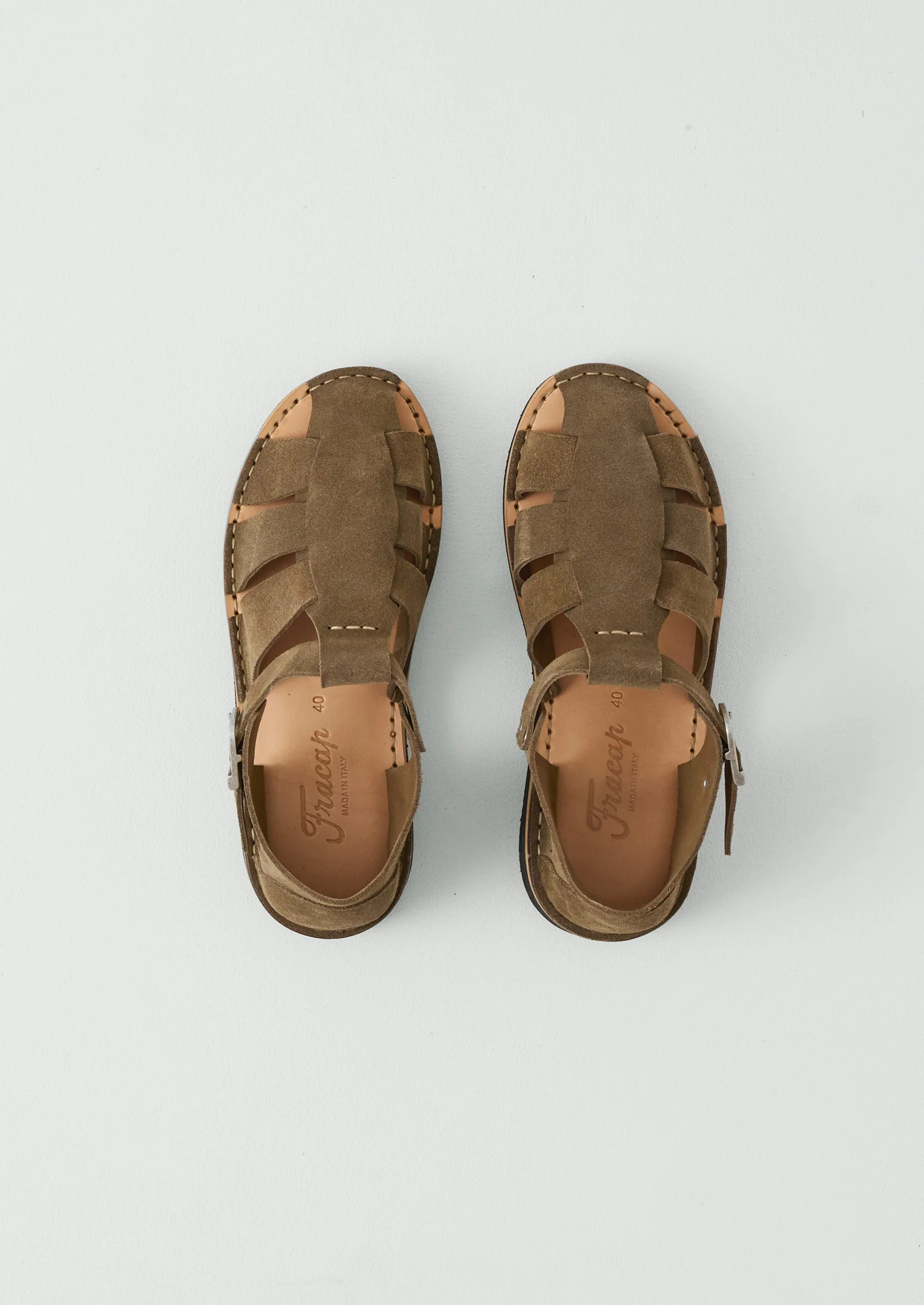 Fracap Fred Sandals | Oyster Grey - Image 4