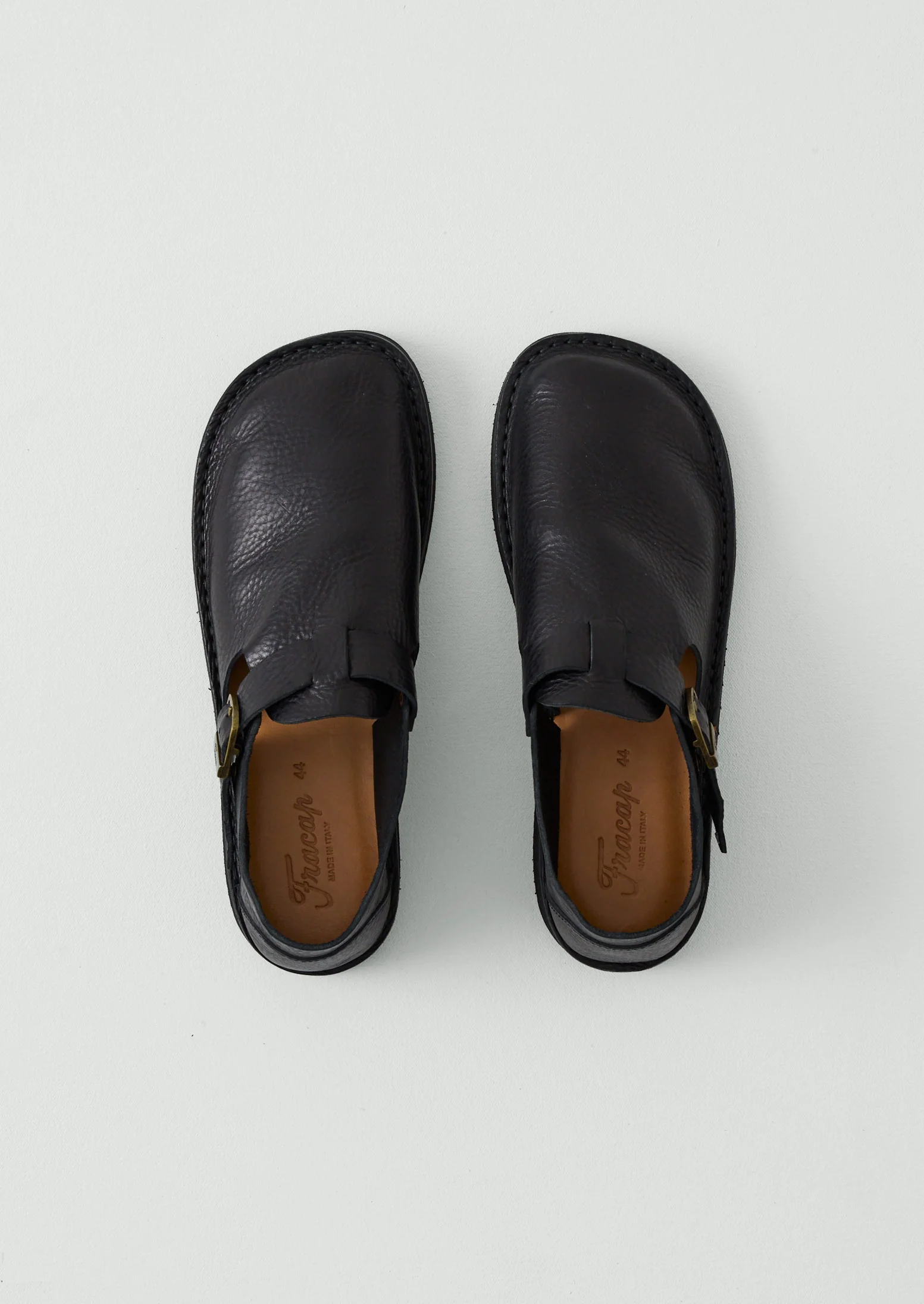 Fracap Leather Shoes | Black - Image 3