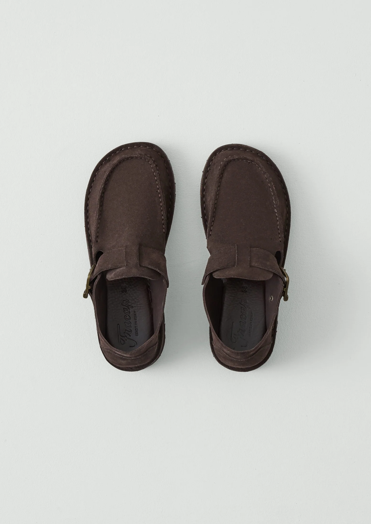 Fracap Suede Ankle Shoes | Coffee - Image 3