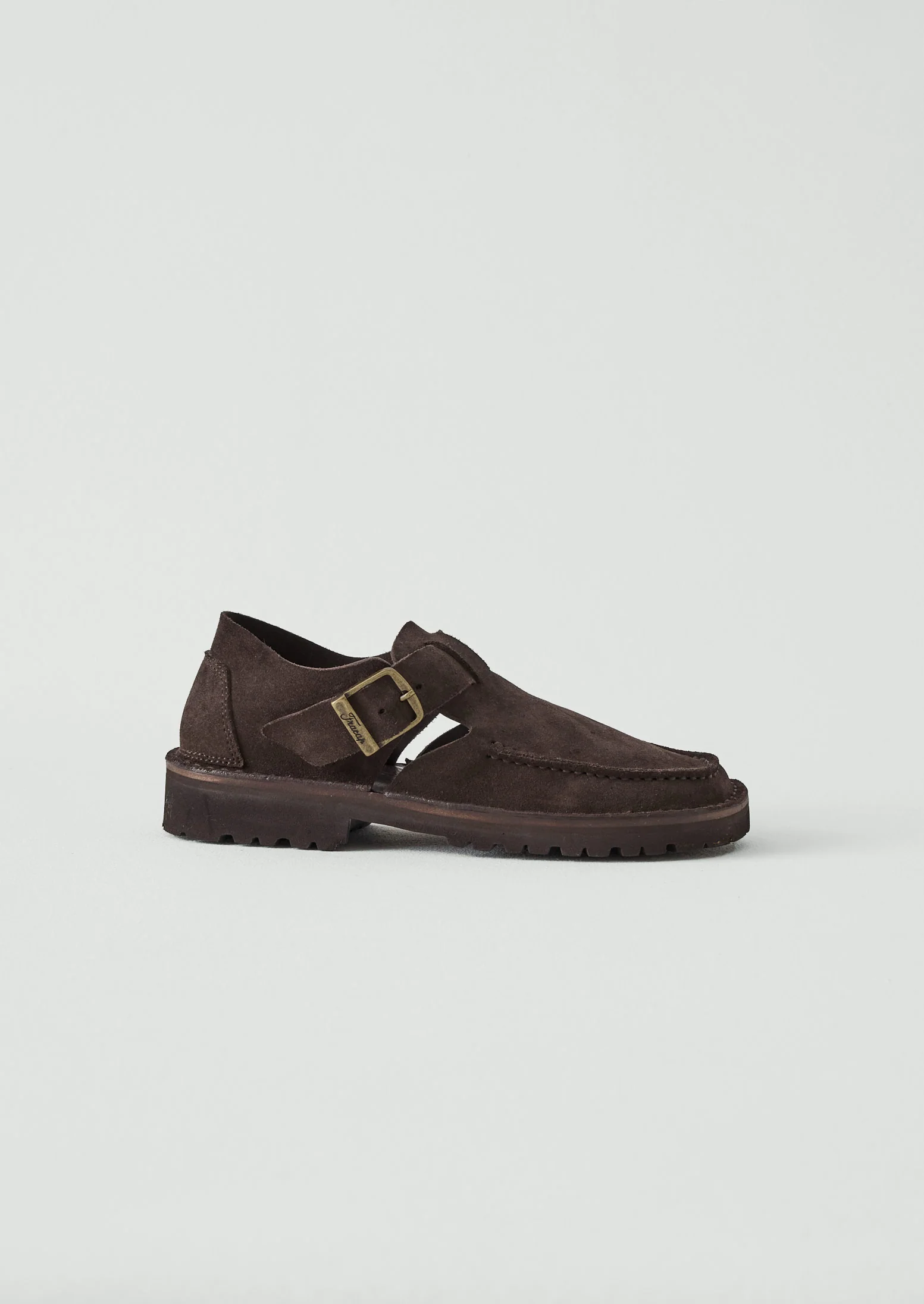 Fracap Suede Ankle Shoes | Coffee - Image 5