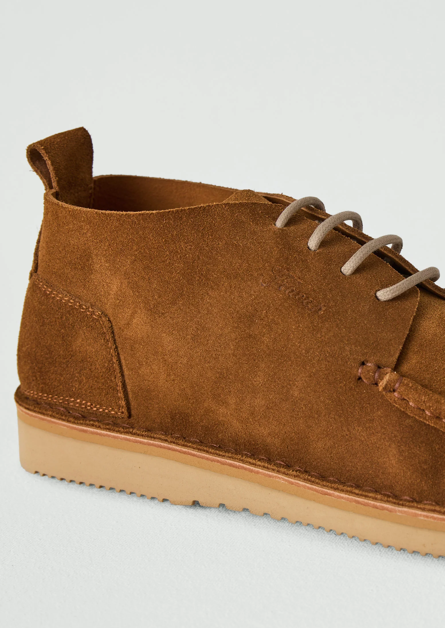 Fracap Suede Camp Shoes | Tabacco - Image 4