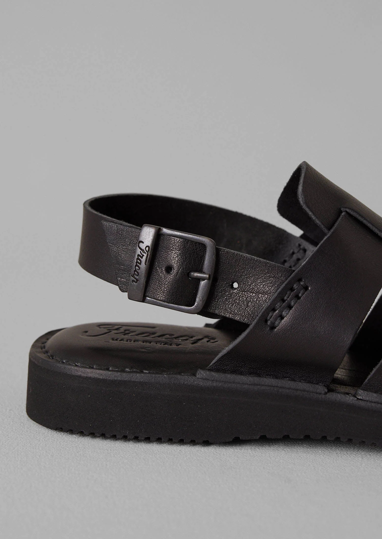 Fracap Zoe Sandals | Black - Image 4