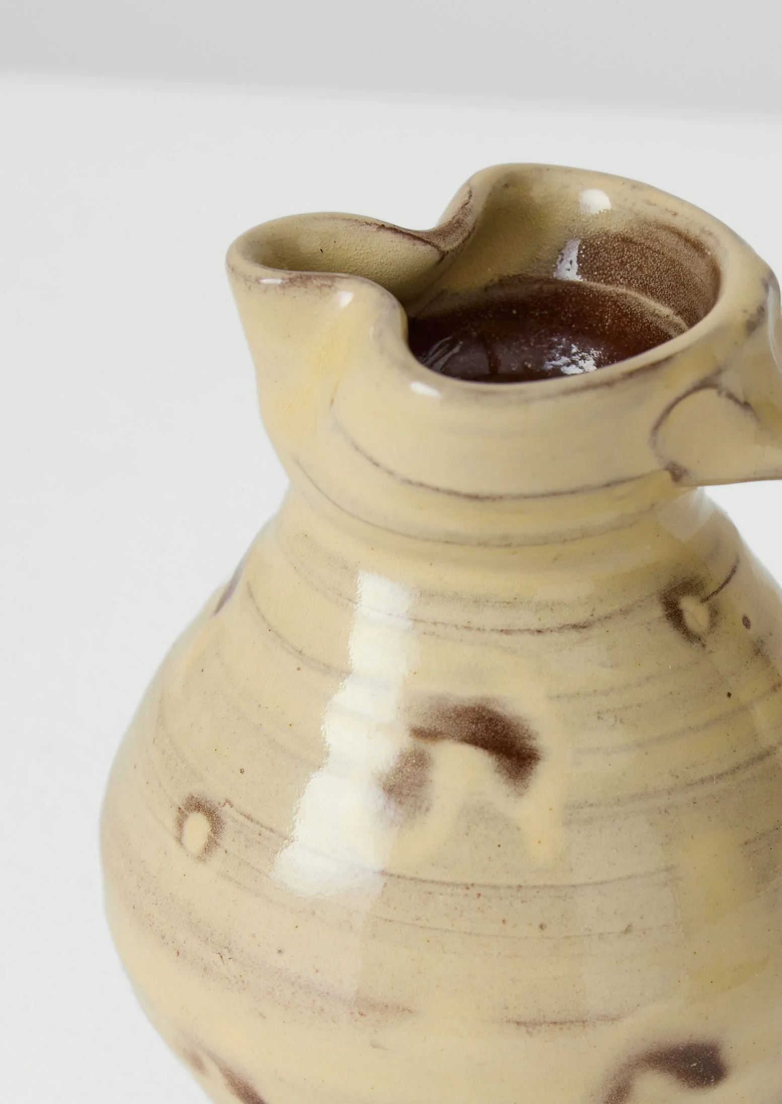 Frances Savage Milk Jug | Cream/Terracotta - Image 3