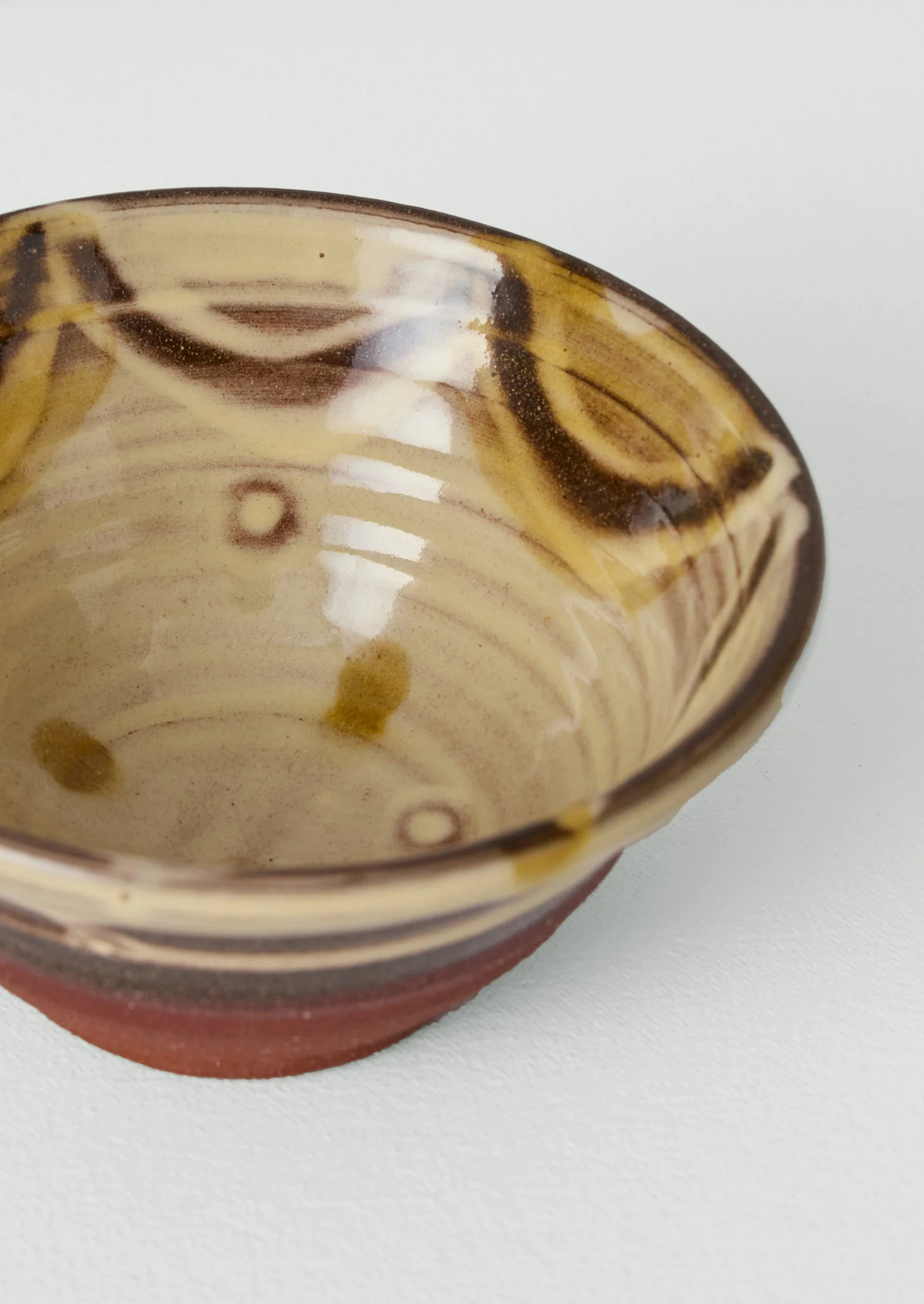 Frances Savage Porridge Bowl | Cream/Terracotta - Image 3