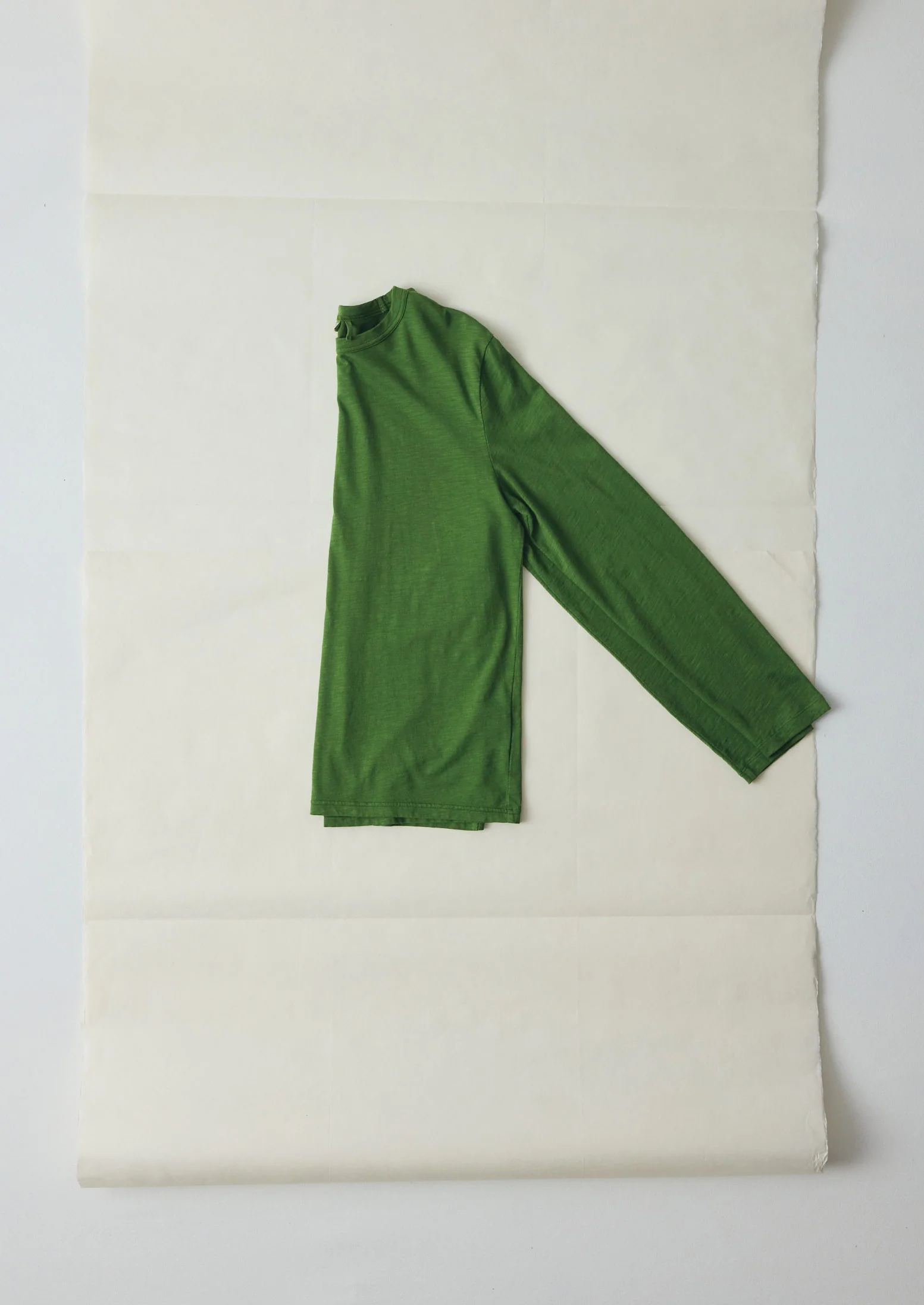 Frank Cotton Long Sleeve Tee | Grass Green - Image 4