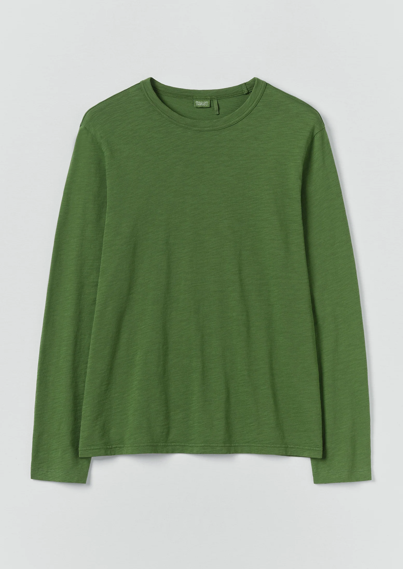 Frank Cotton Long Sleeve Tee | Grass Green - Image 5
