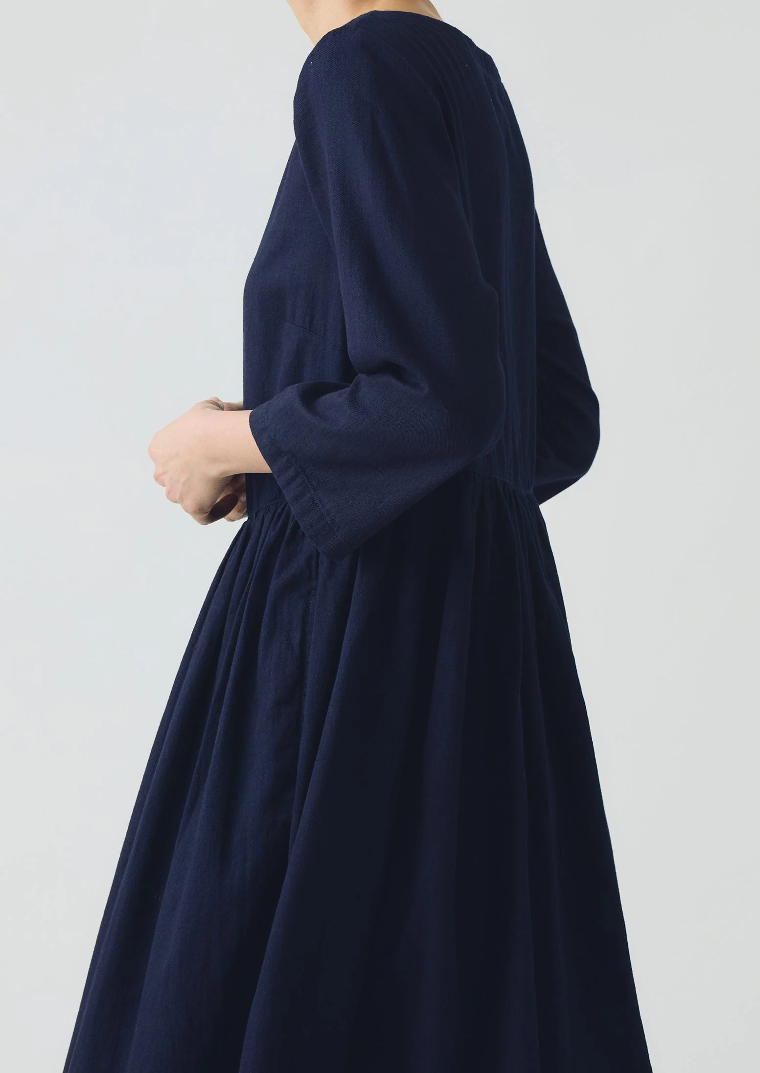Freya Indigo Twill Dress | Indigo - Image 3