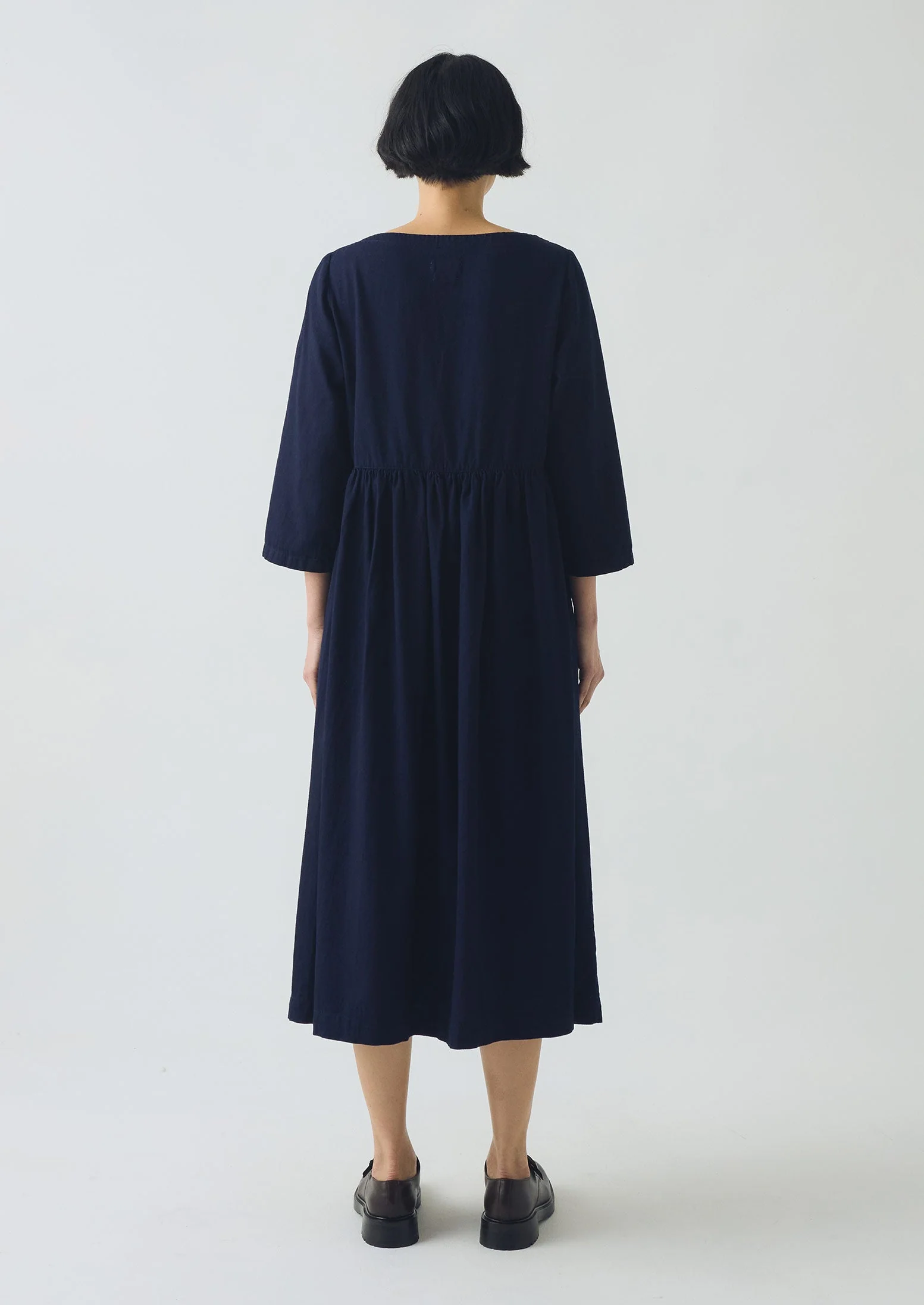 Freya Indigo Twill Dress | Indigo - Image 5