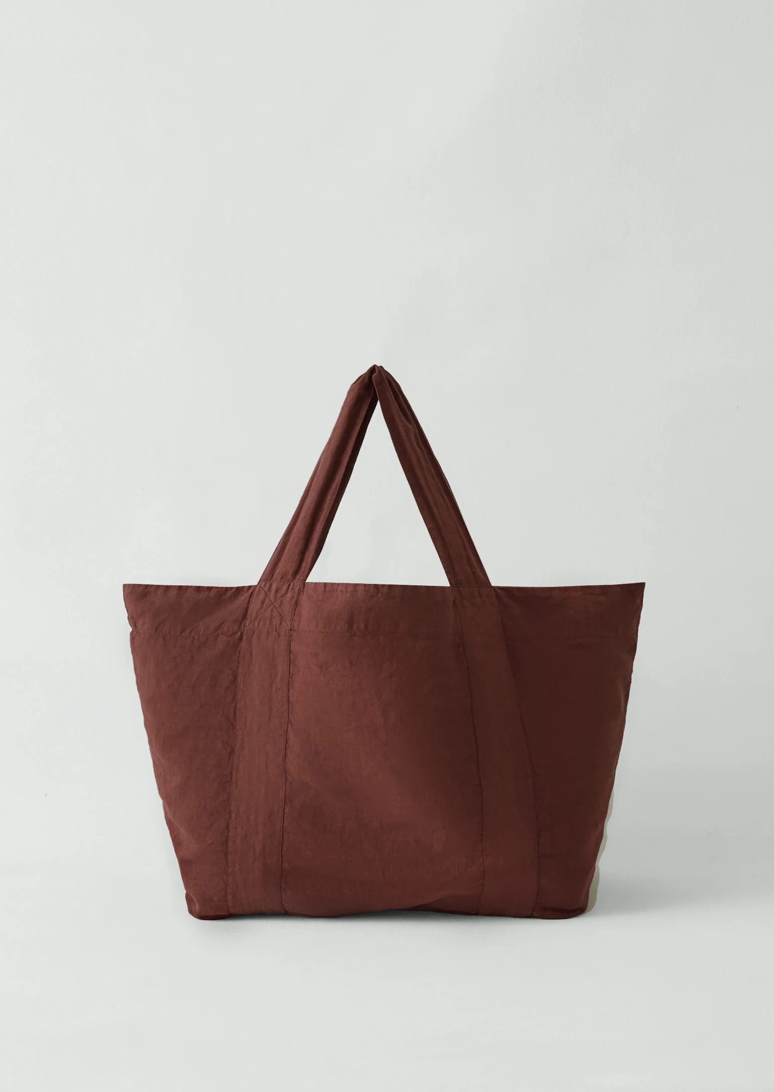 Garment Dyed Linen Bag | Fig - Image 6
