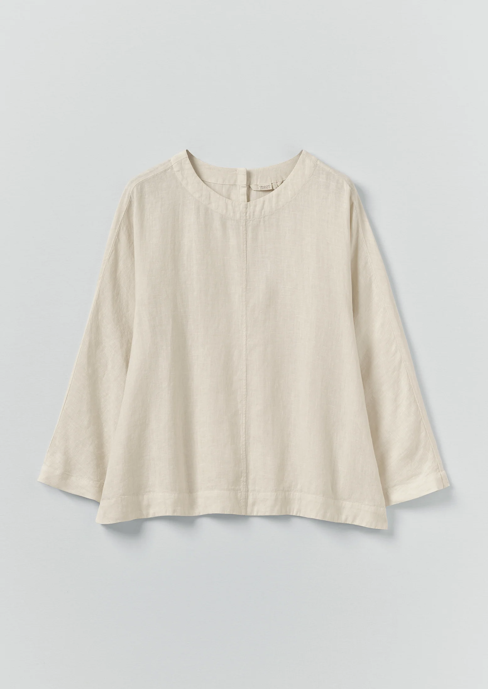 Garment Dyed Linen Top | Oat