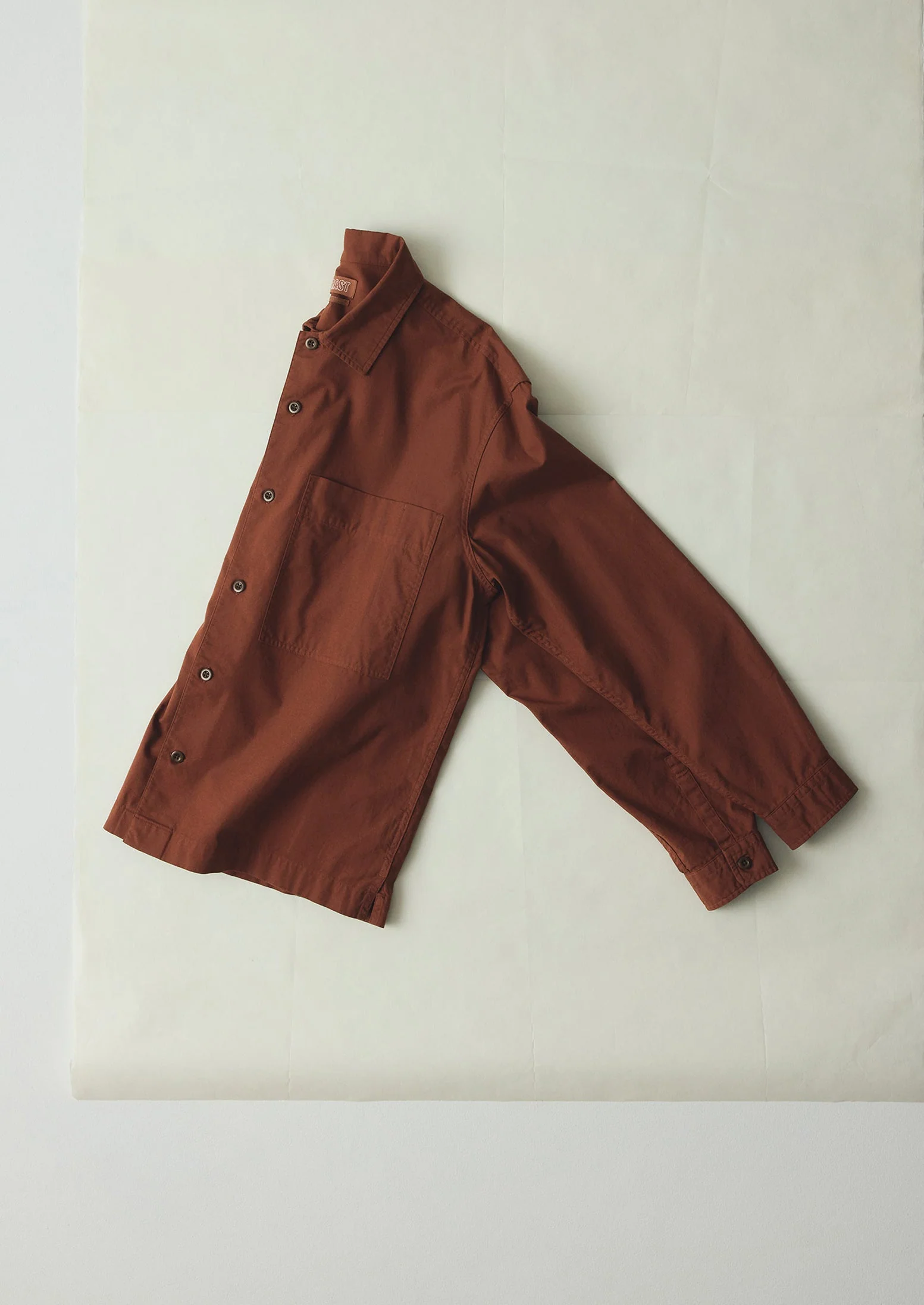 Garment Dyed Oxford Shirt | Cinnamon - Image 7