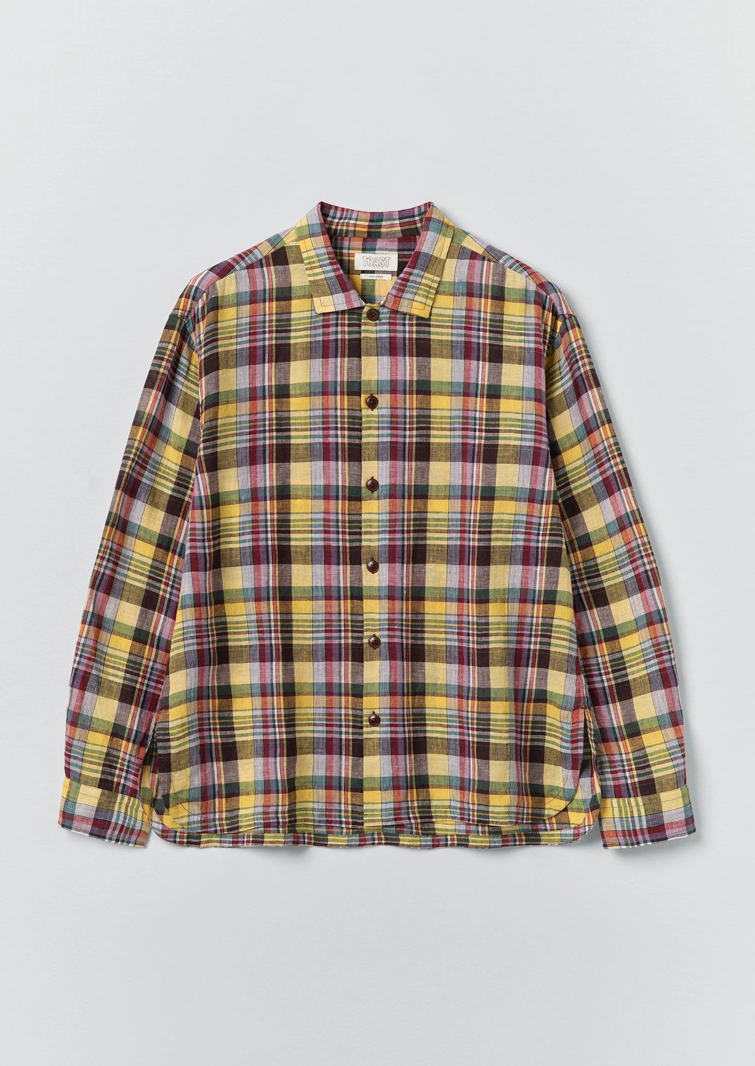 Gelato Check Linen Shirt | Multi