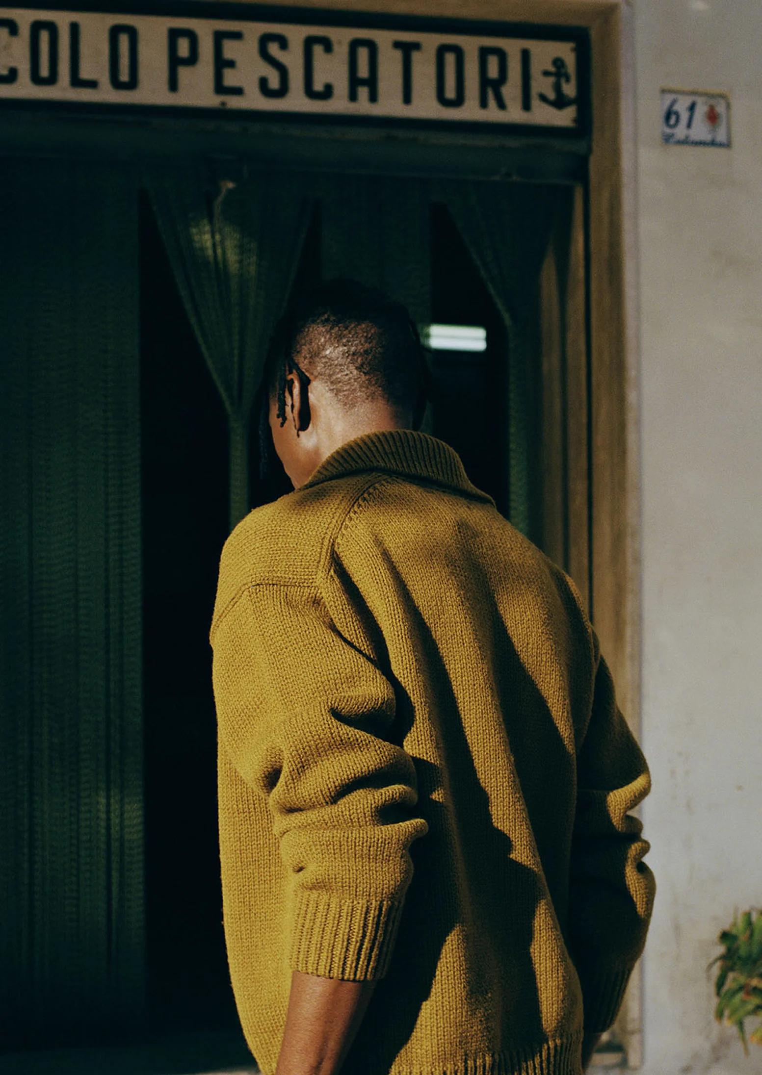 Half Placket Wool Pullover | Acorn - Image 3