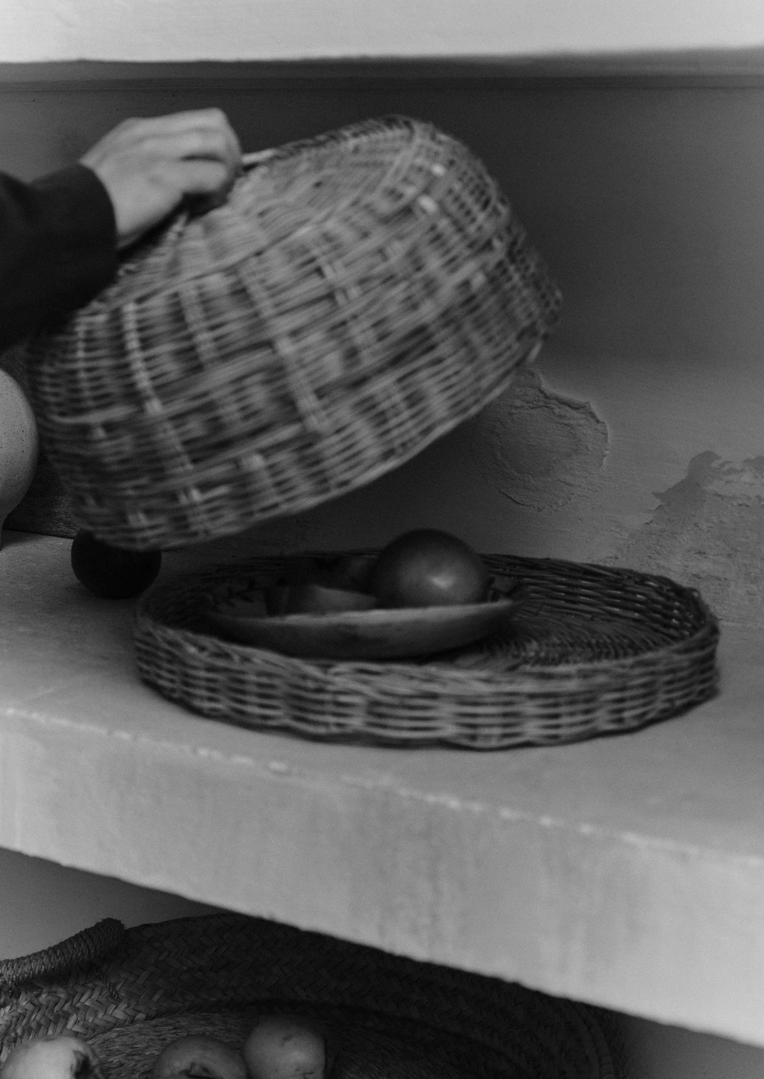 Hand Woven Wicker Food Cover | Natural - Image 3