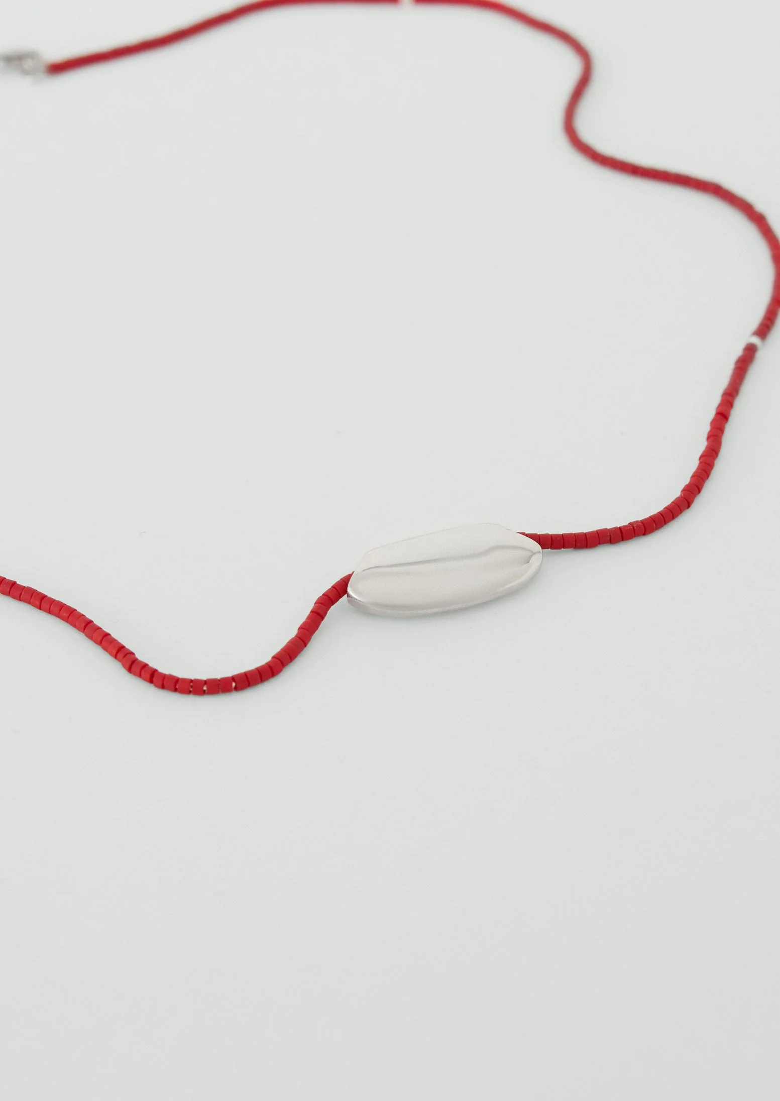 Helena Rohner Miyuki Oval Necklace | Tomato - Image 3