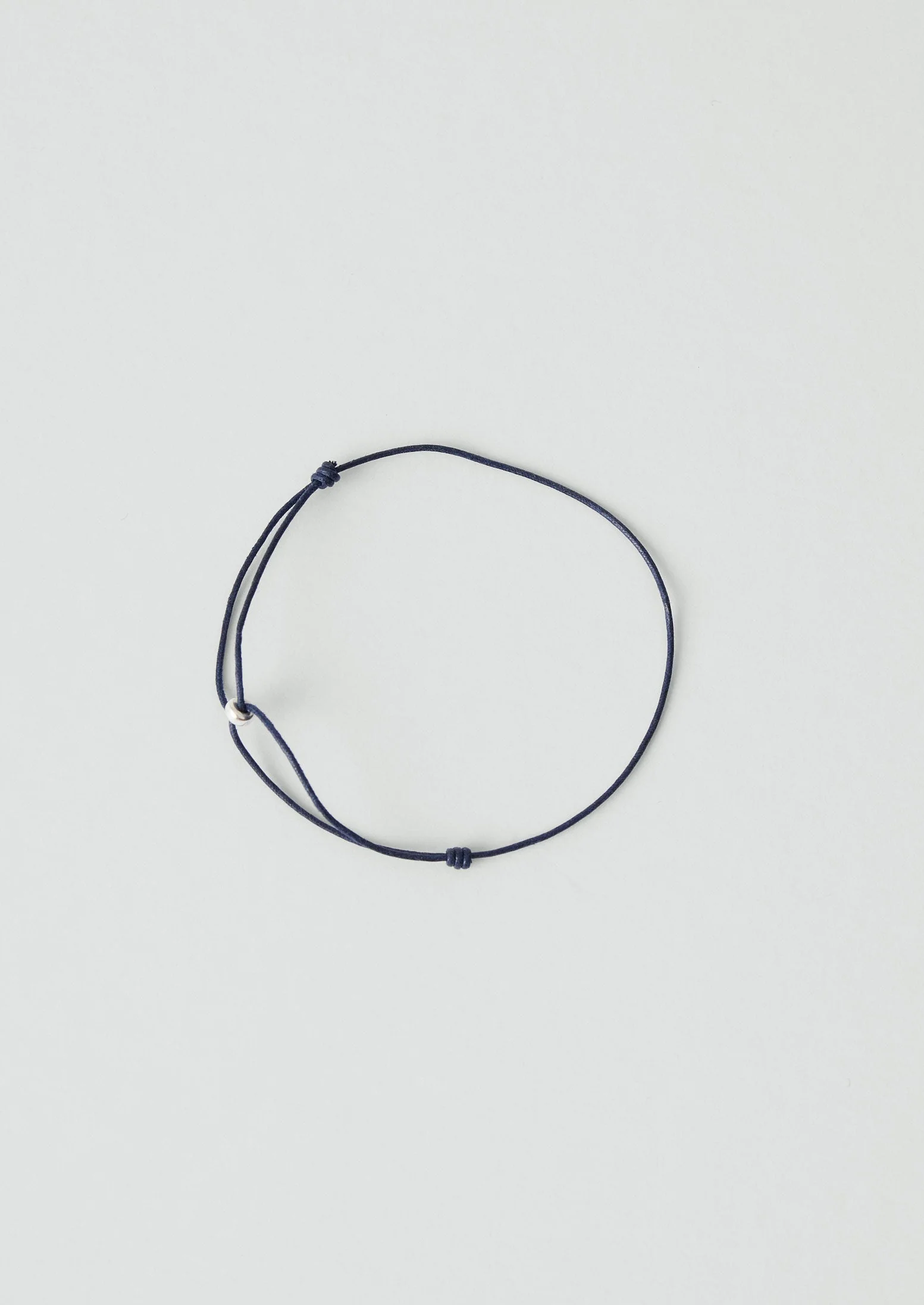 Helena Rohner Silver Bead Bracelet | Navy/Silver