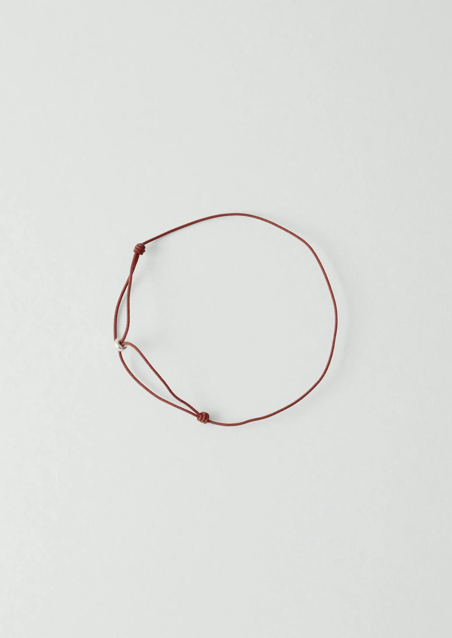 Helena Rohner Silver Bead String Bracelet | Plum/Silver