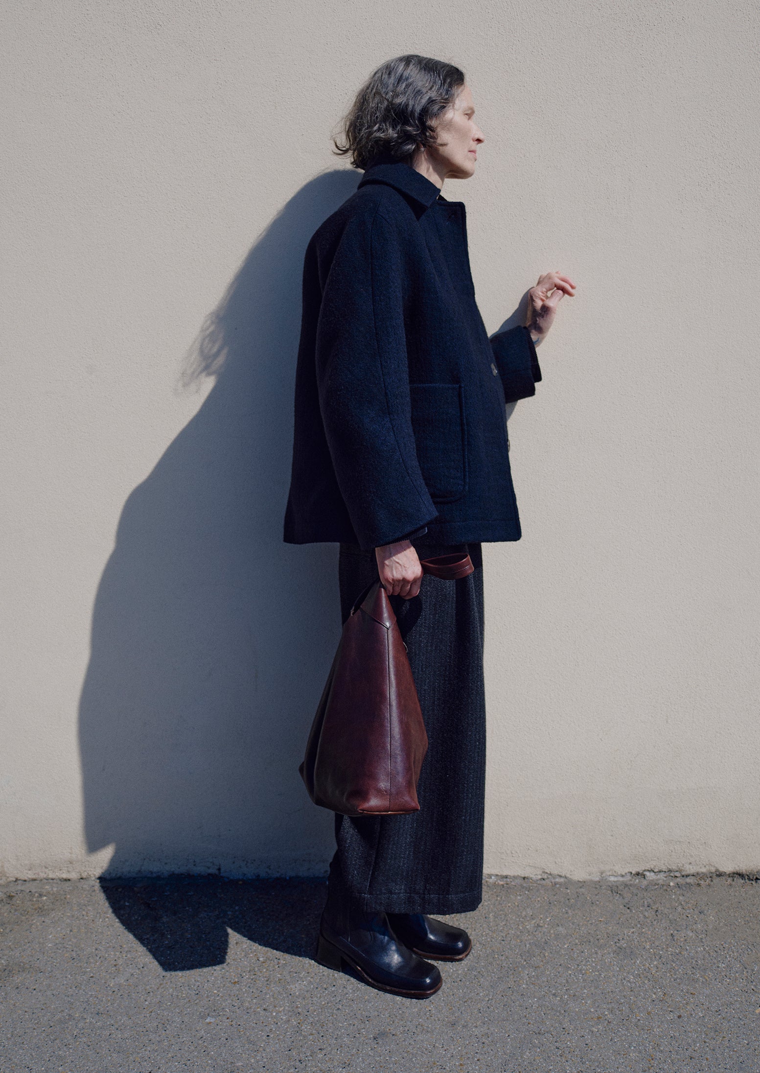 Il Bisonte Leather Bag | Cafe - Image 6