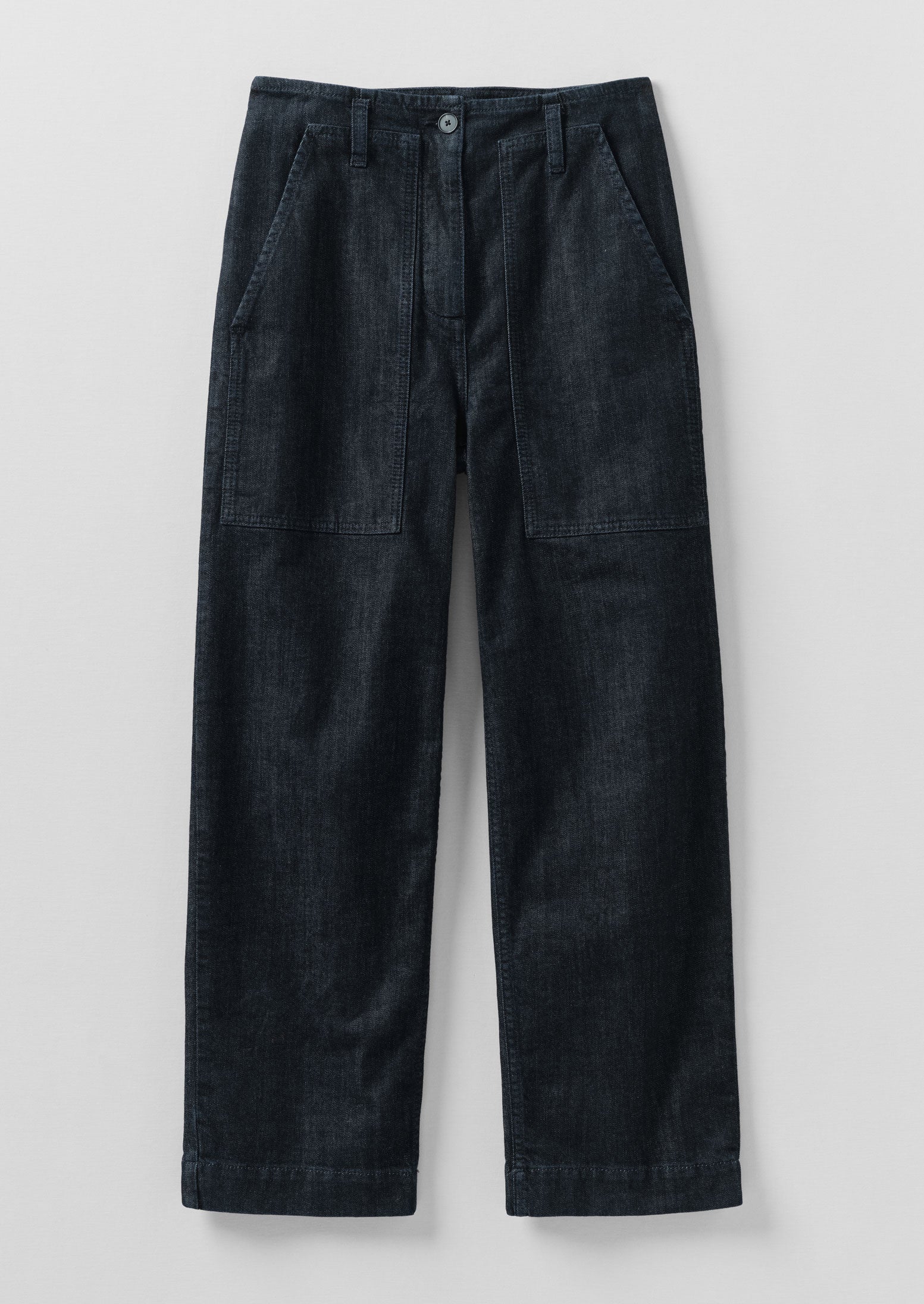 Indigo Denim Workwear Trousers | Indigo - Image 6