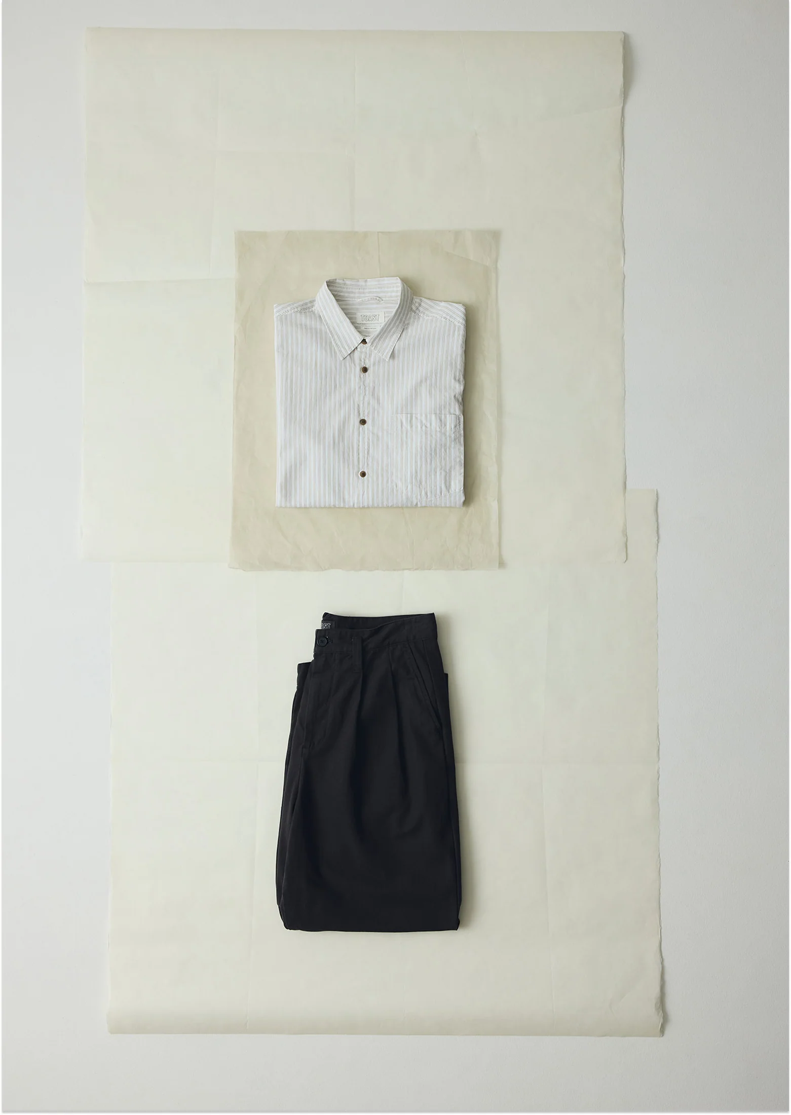 Jacquard Stripe Shirt | Shale Stone - Image 6