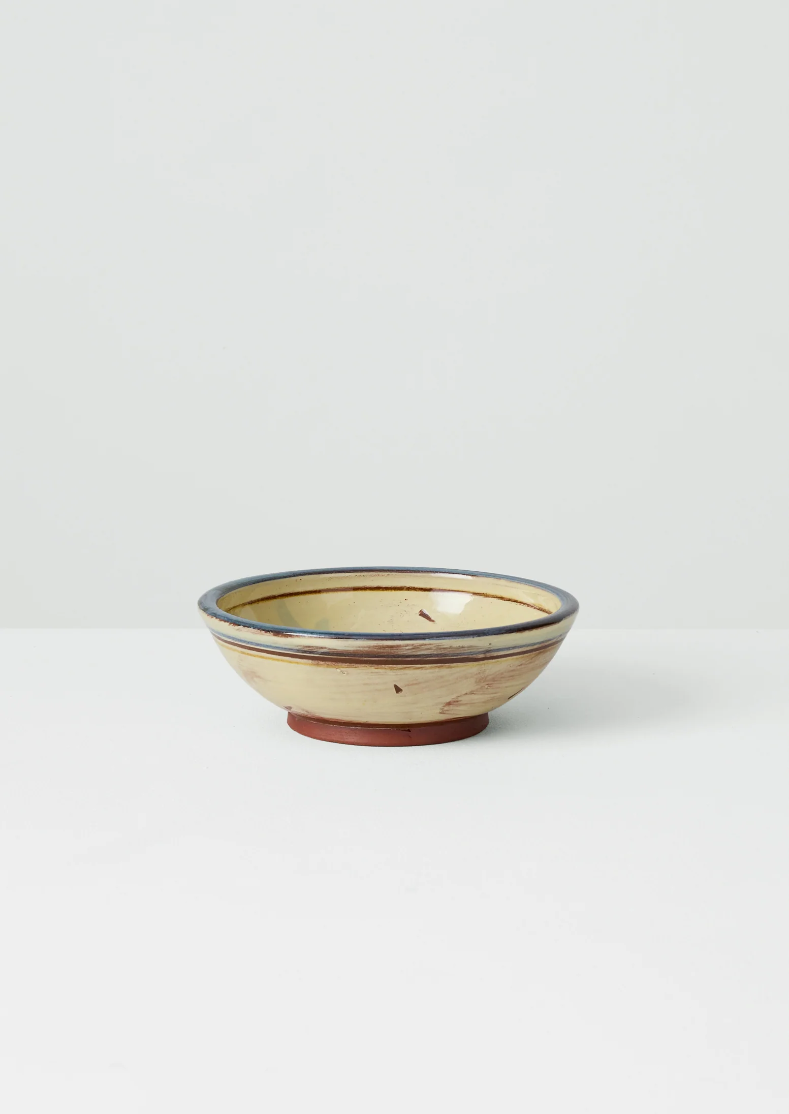 Jennifer Hall Sardine Salad Bowl | Cream/Blue - Image 4