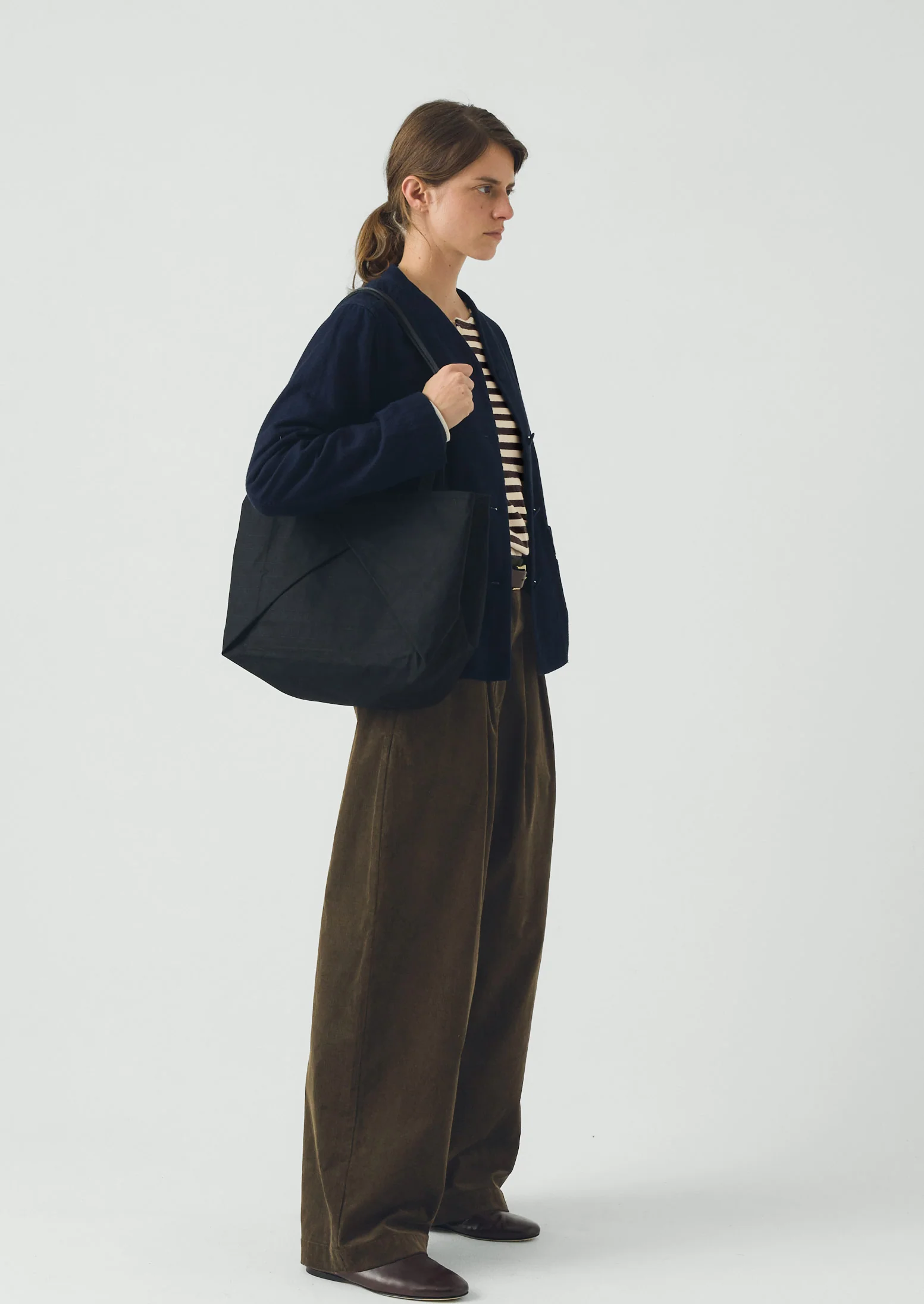 Kate Sheridan Cotton Origami Tote | Black - Image 4