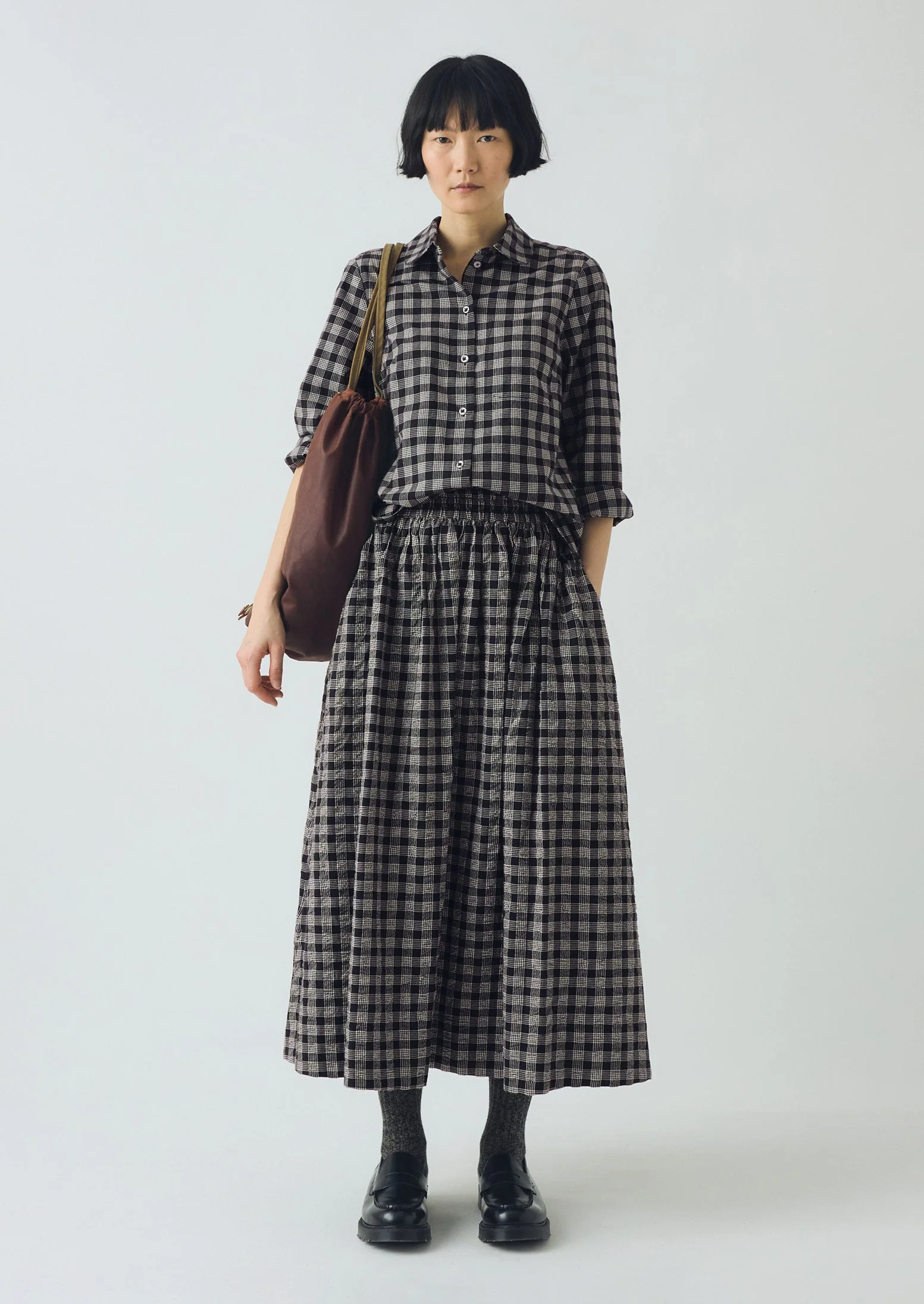 Kate Sheridan Waxed Cotton Bow Rucksack | Chestnut - Image 5
