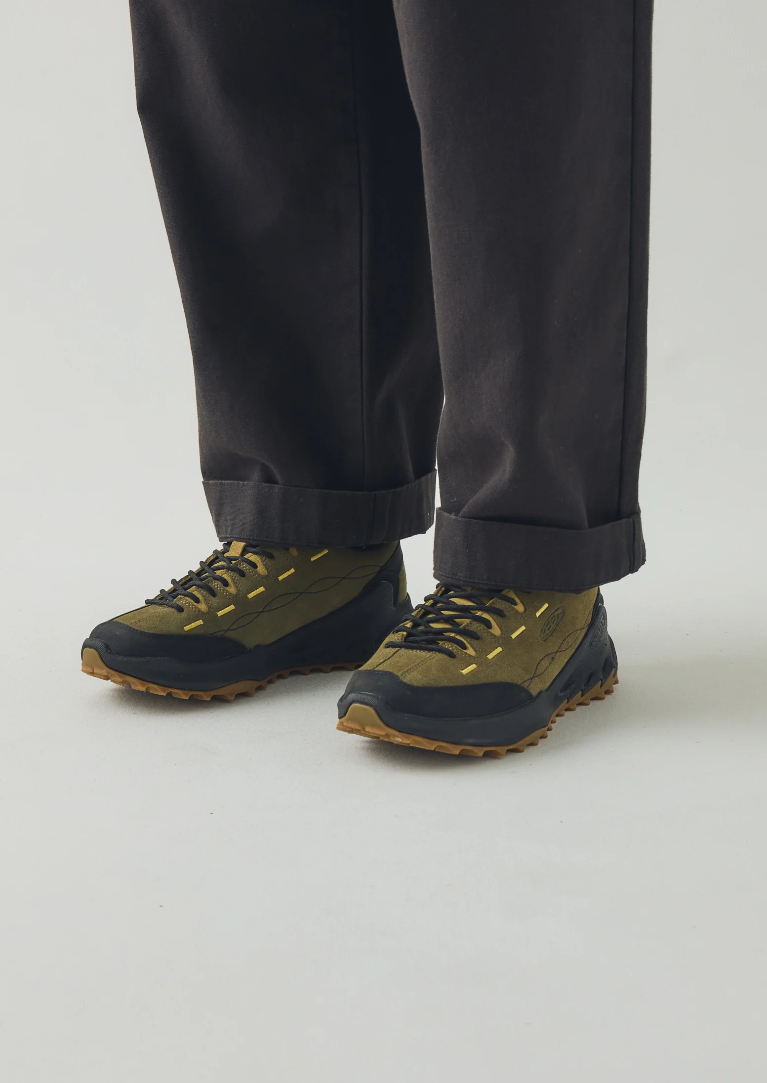 Keen Jasper Zionic Trainers | Dark Olive/Khaki - Image 3