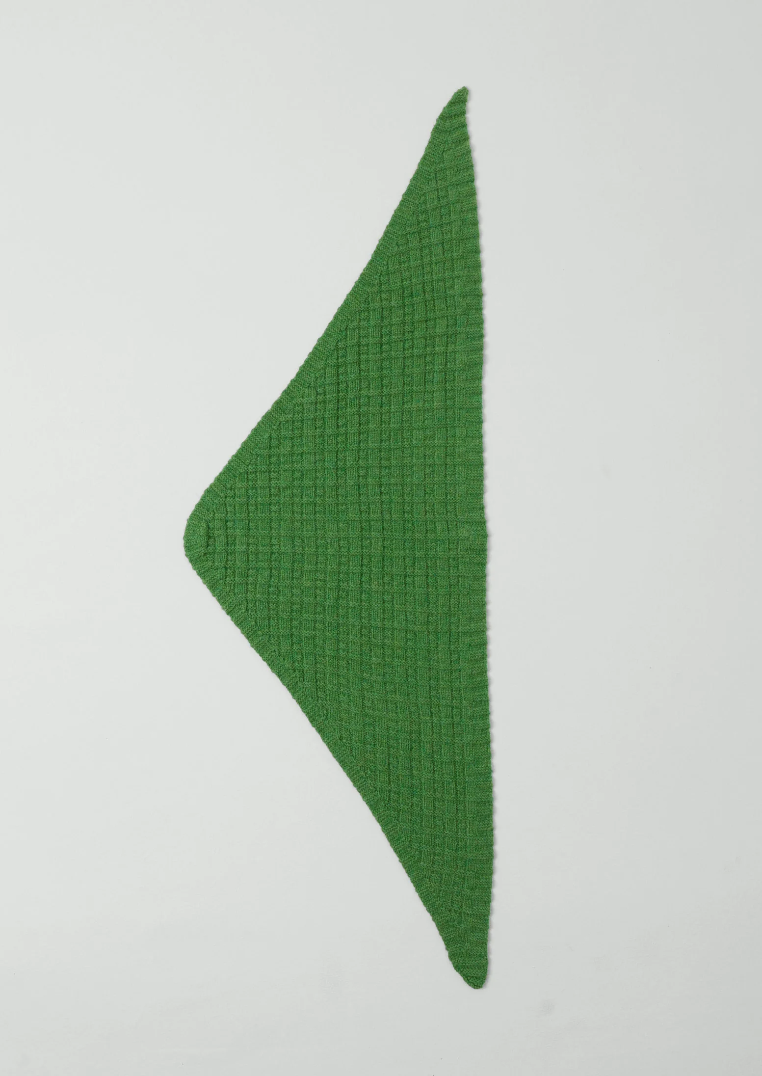 Knitted Wool Bandana | Garden Green - Image 4
