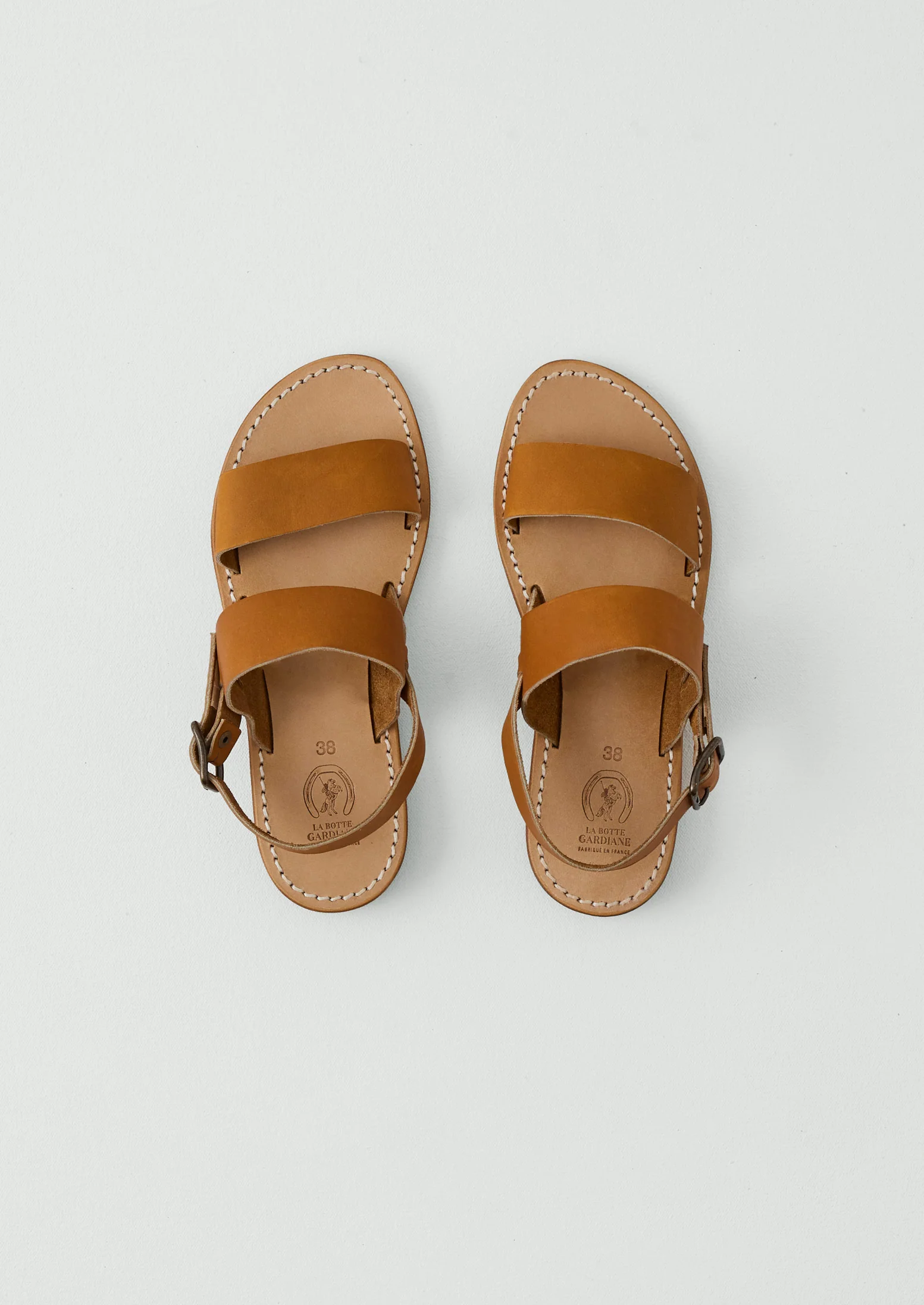 La Botte Gardiane Taize Leather Sandals | Natural - Image 3
