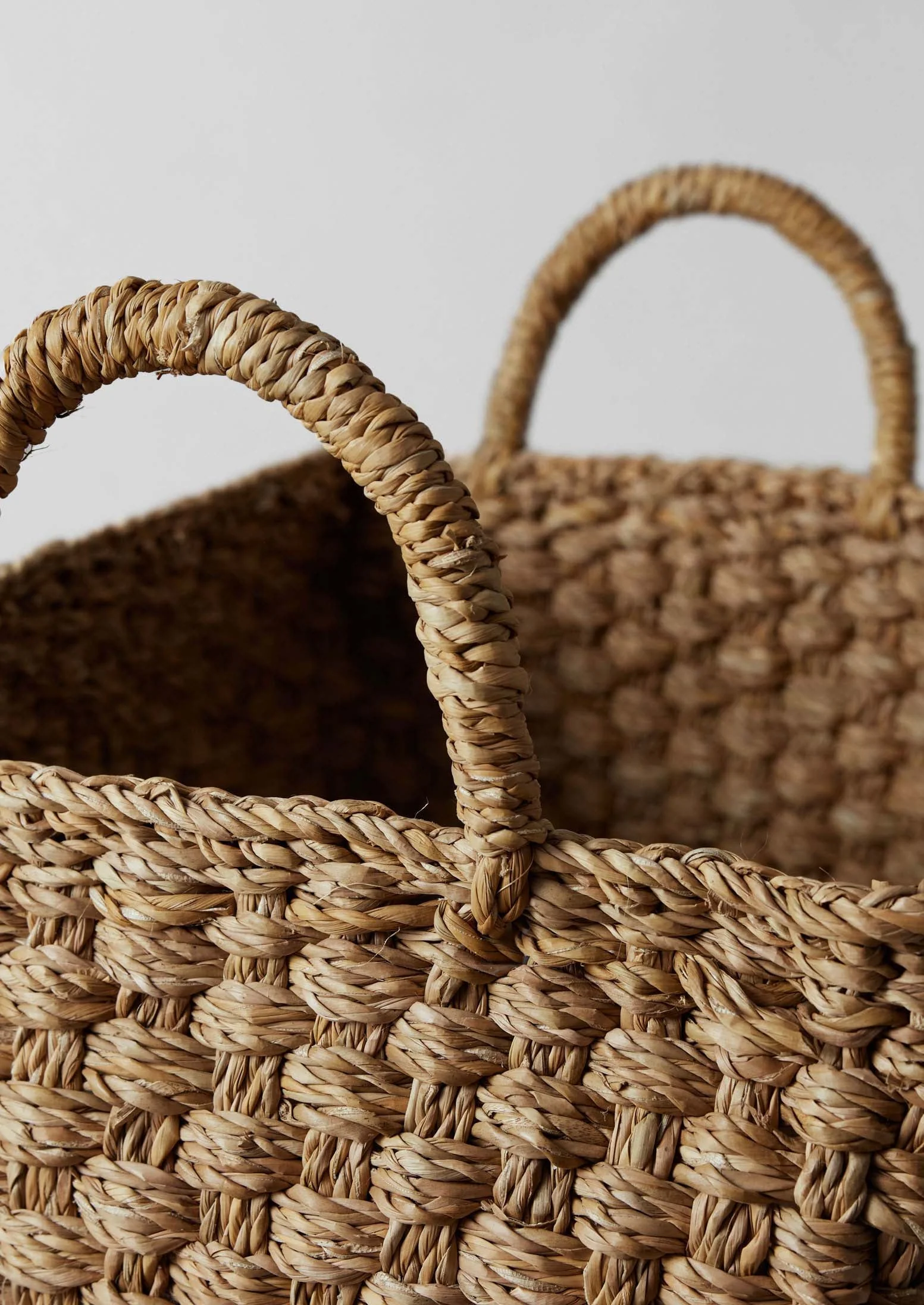 Large Chatai Weave Hogla Storage Basket | Natural - Image 3