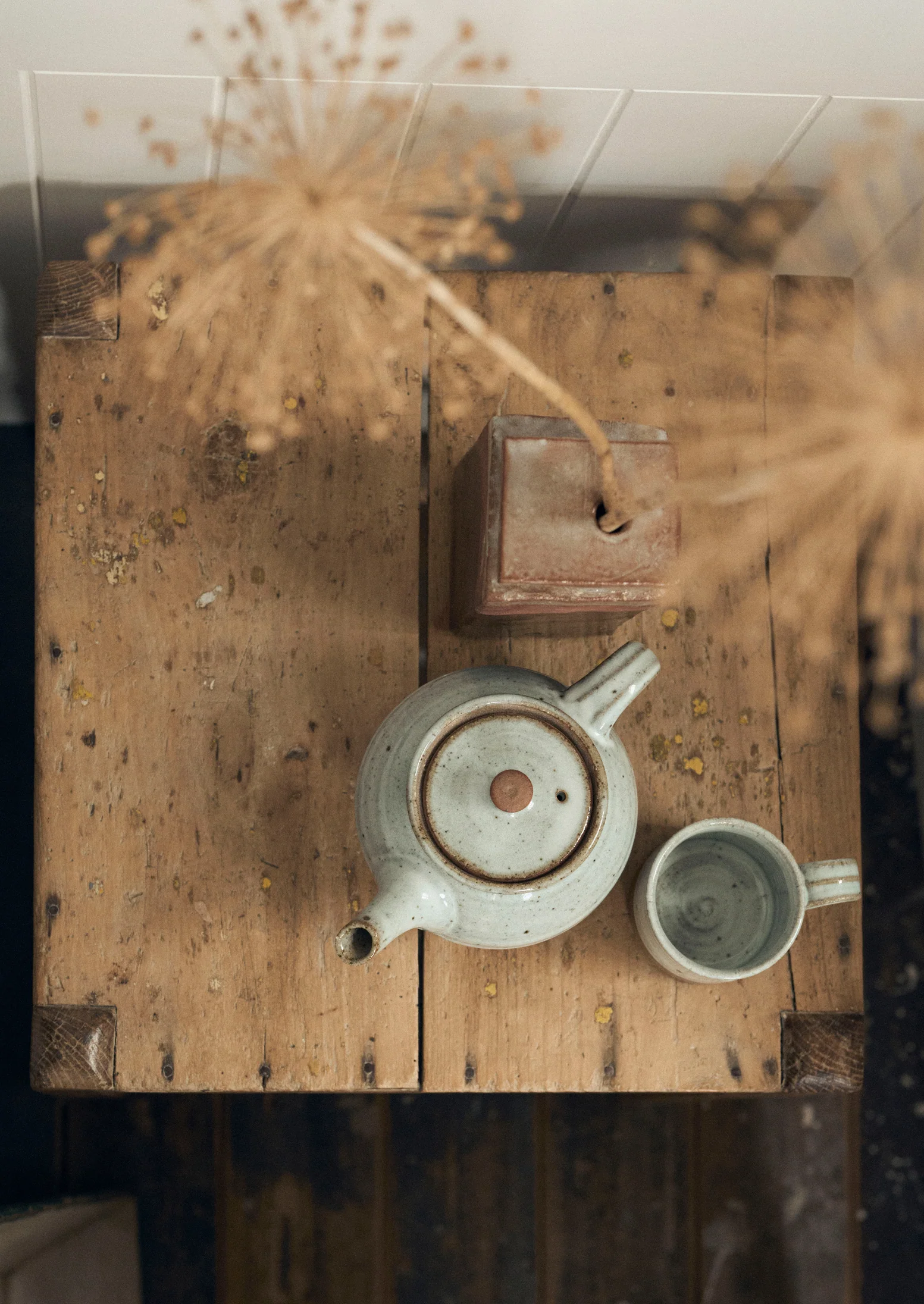 Leach Pottery Tea Pot | Blue Nuka - Image 3