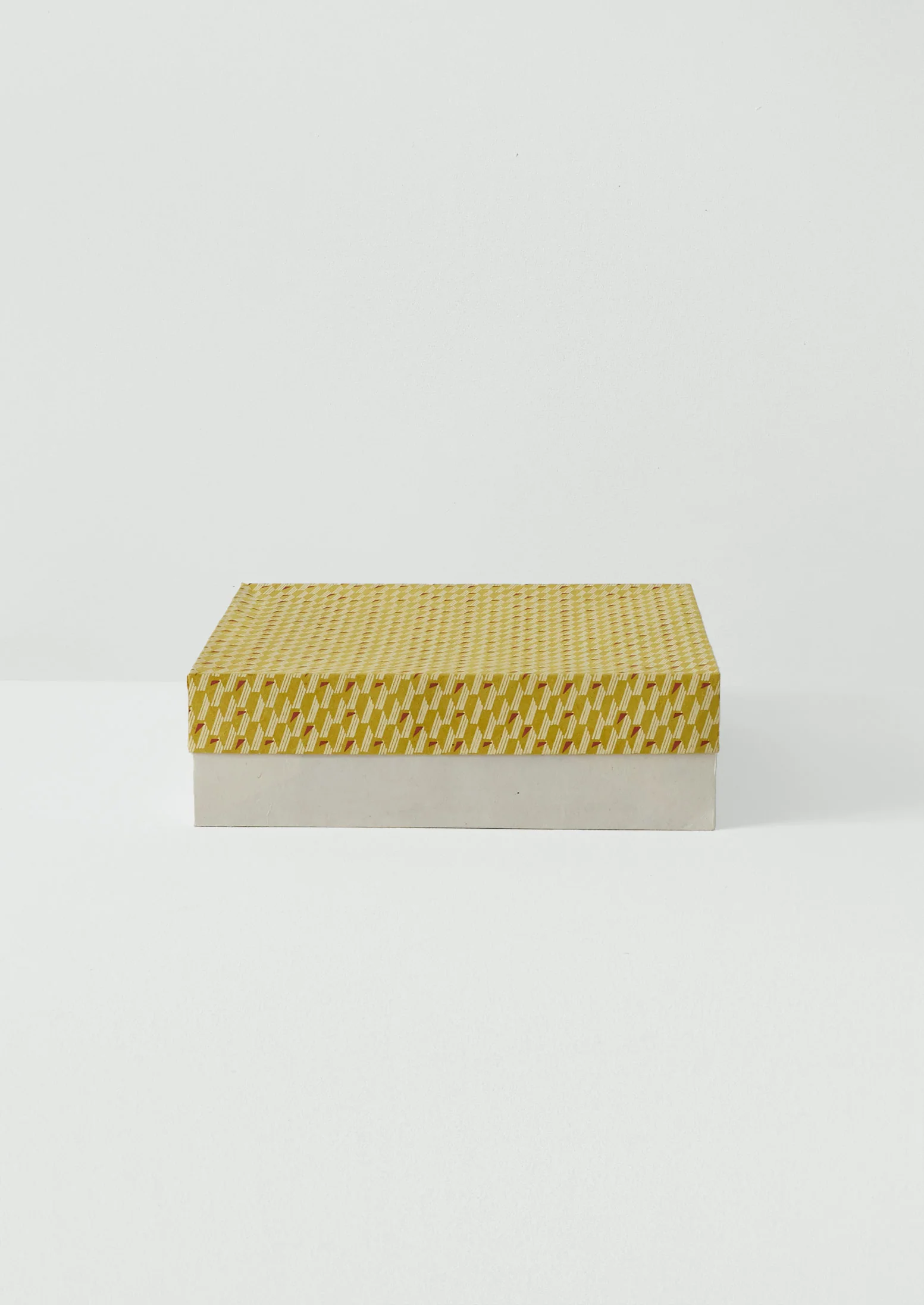 Lokta Paper Gift Box | Ochre/Ecru - Image 2