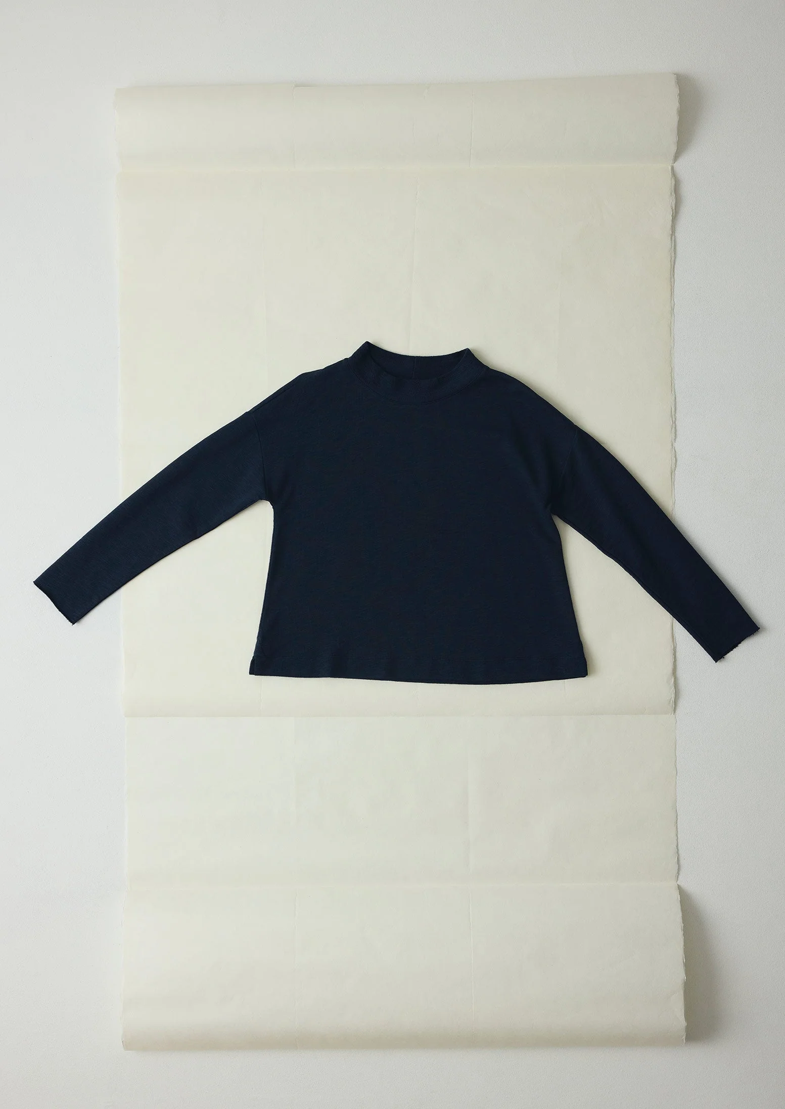 Loopback Jersey Easy Sweater | Midnight