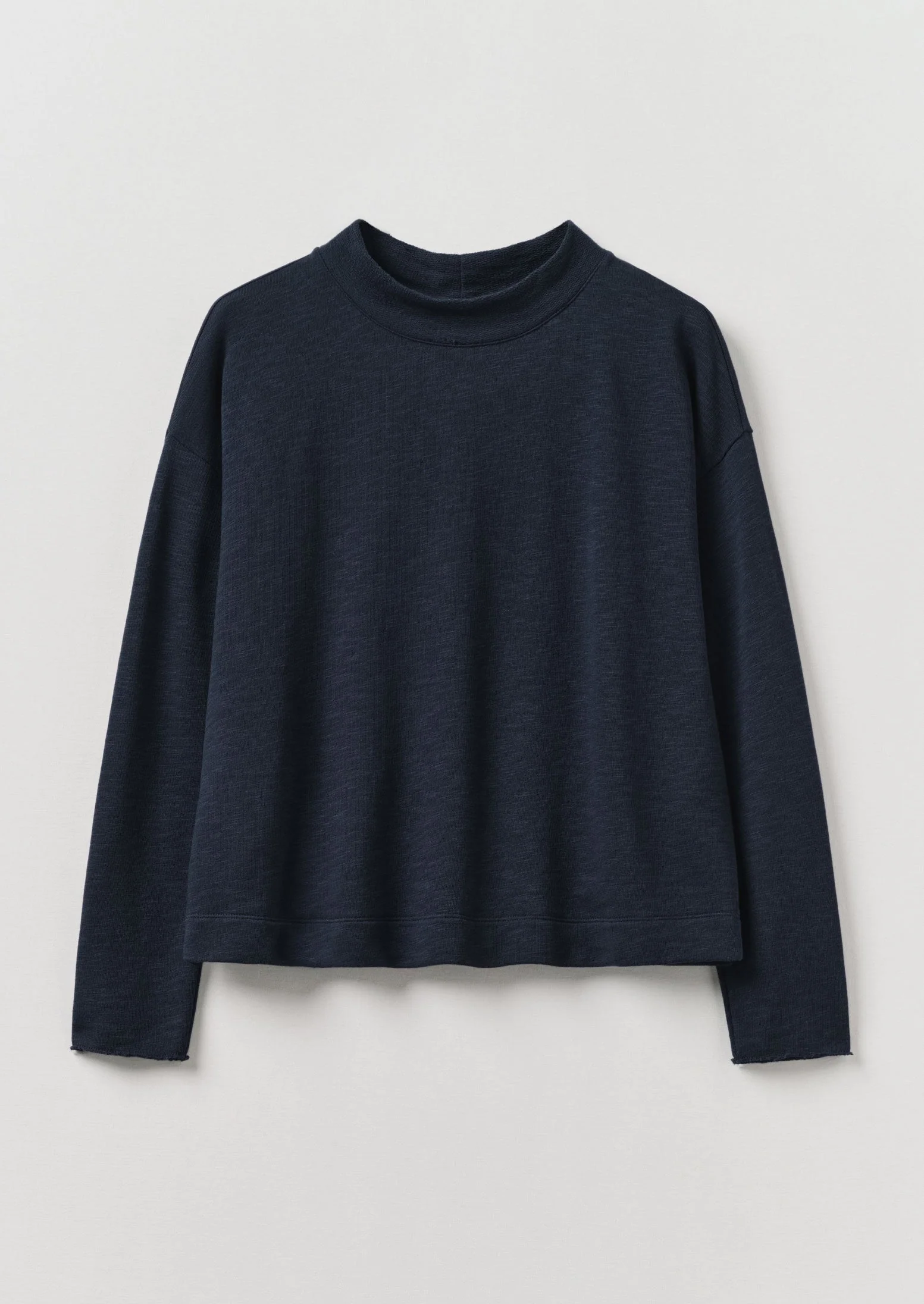 Loopback Jersey Easy Sweater | Midnight - Image 5