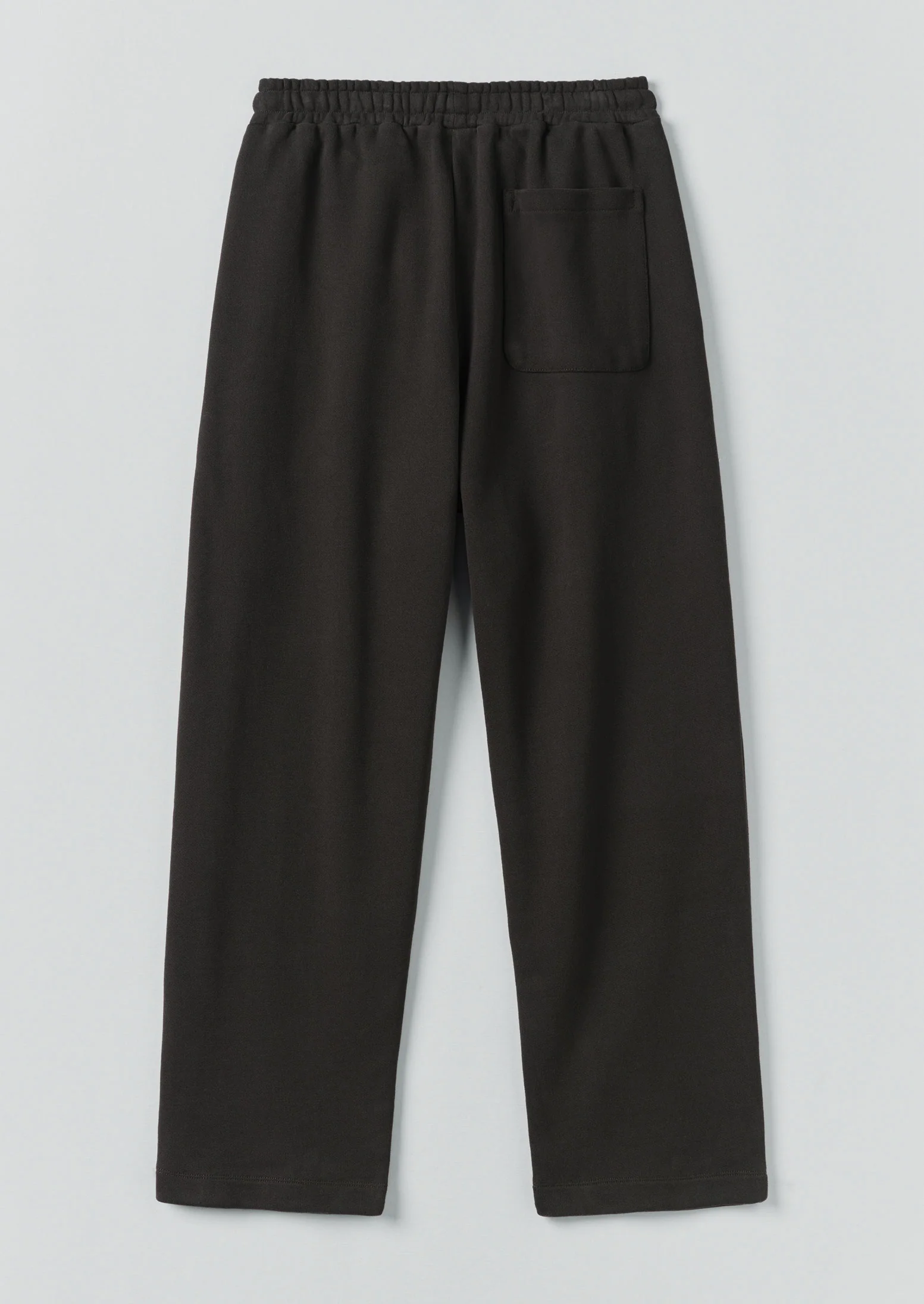 Loopback Jersey Pleated Trousers | Black Pepper - Image 6