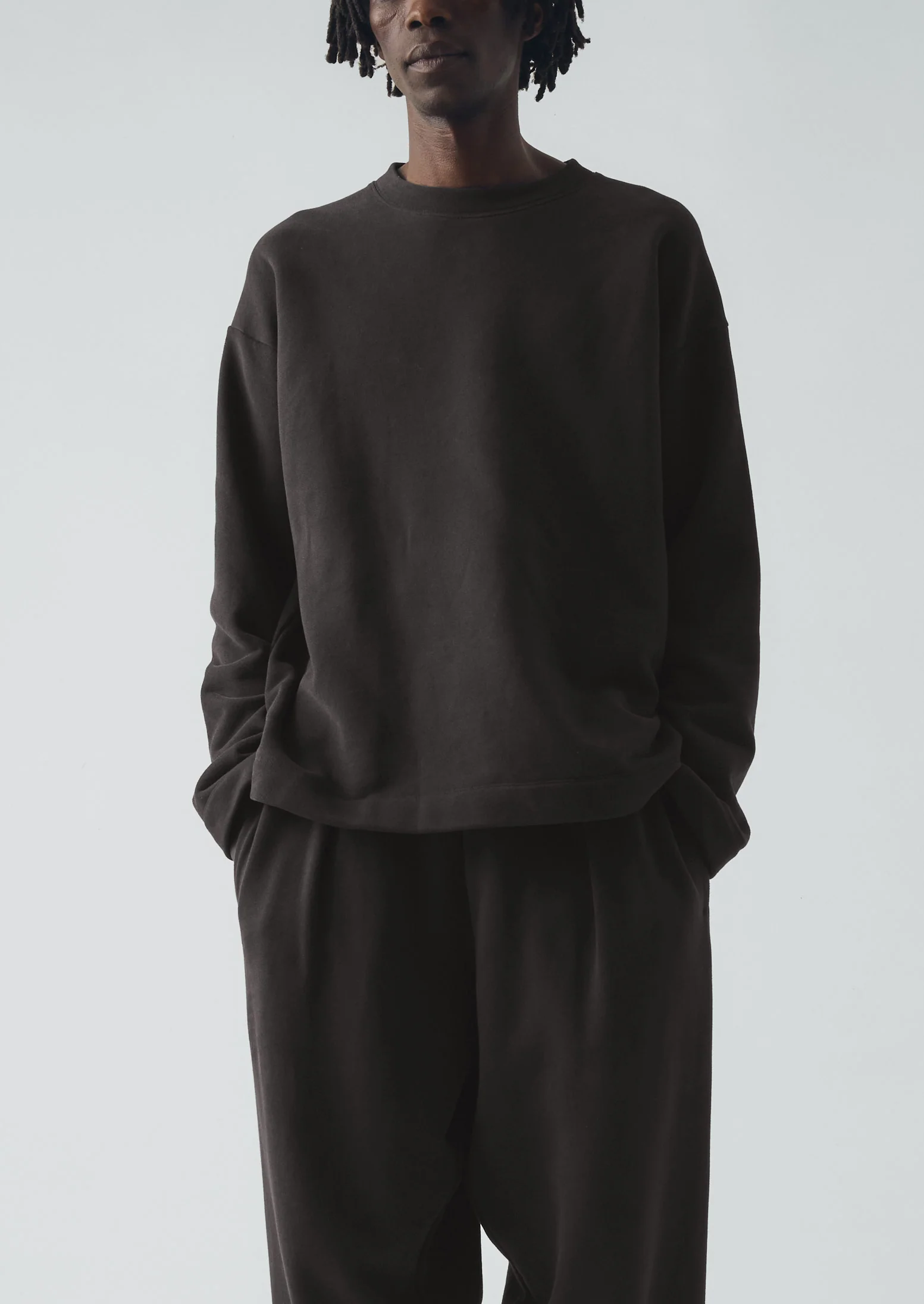 Loopback Jersey Sweatshirt | Black Pepper - Image 2