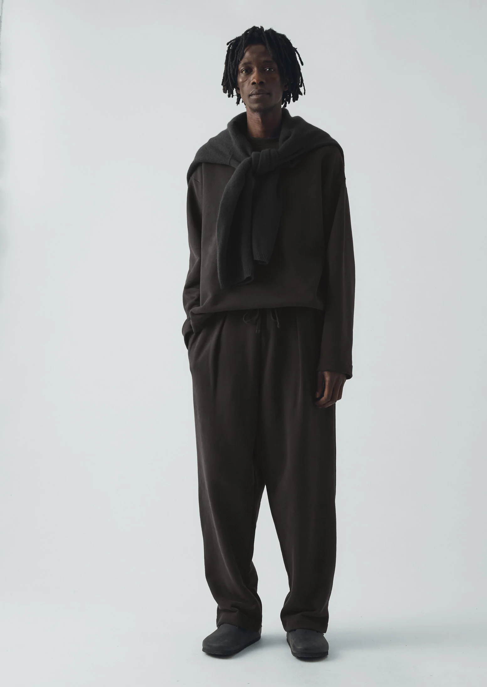 Loopback Jersey Sweatshirt | Black Pepper - Image 4