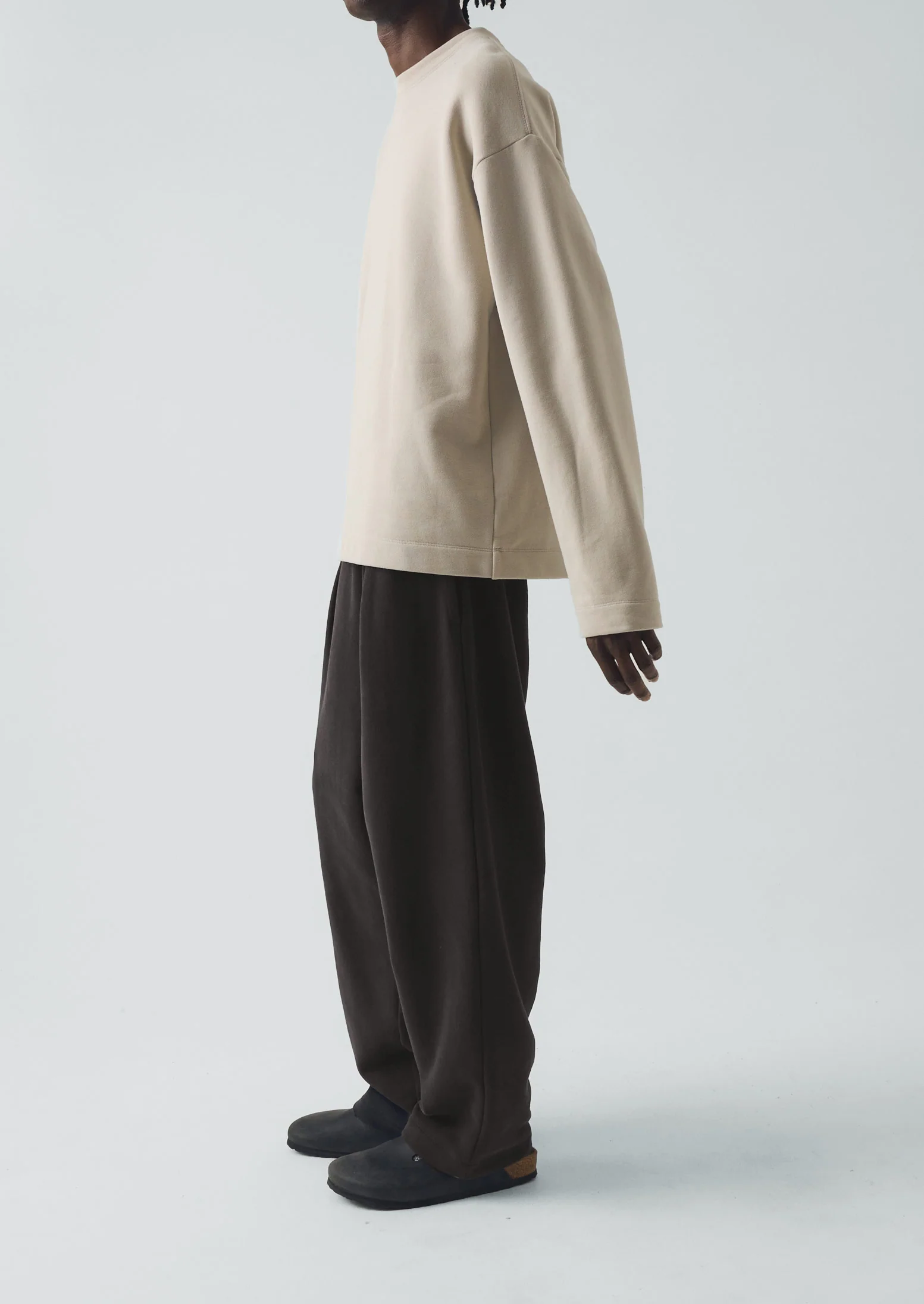 Loopback Jersey Sweatshirt | Oat Grey - Image 4