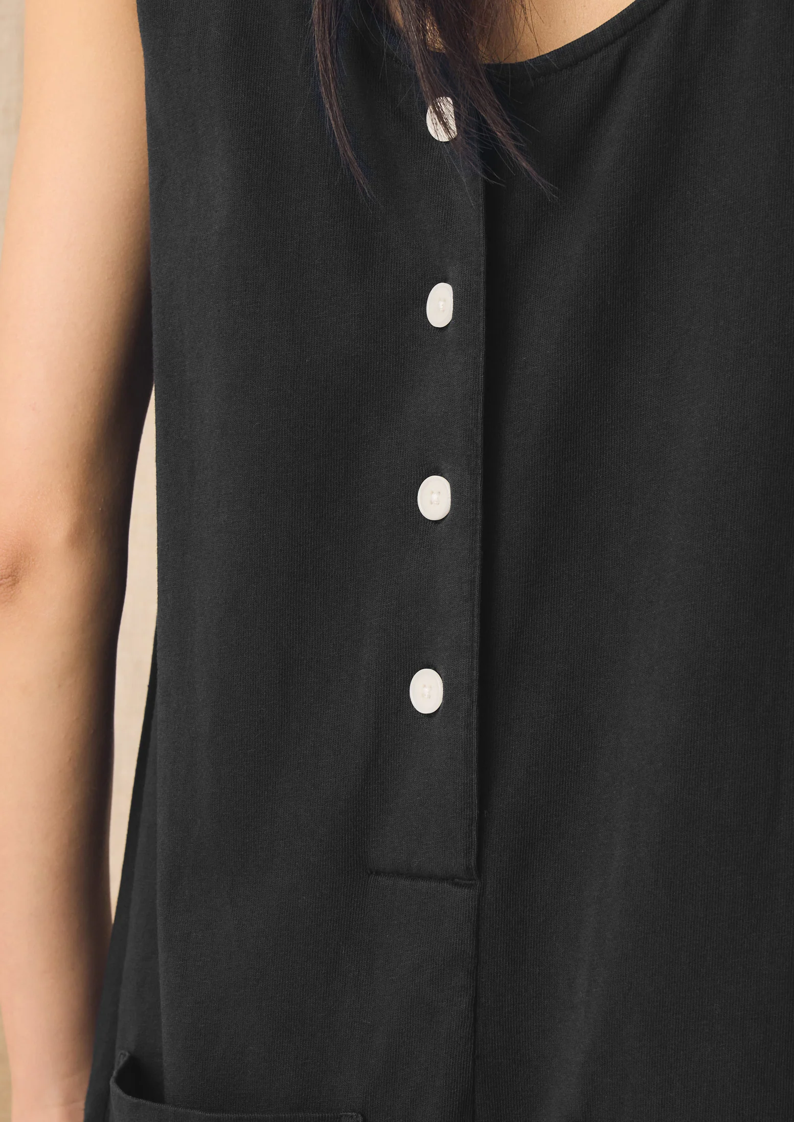 Lydia Jersey Jumpsuit | Washed Black - Image 6