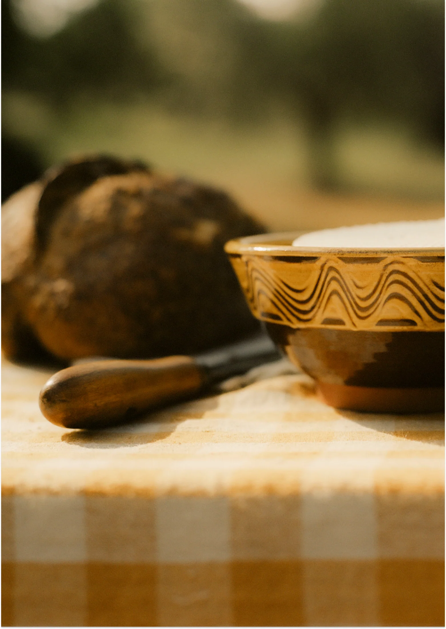 Matt Grimmitt Slipware Bowl | Honey/Terracotta - Image 3