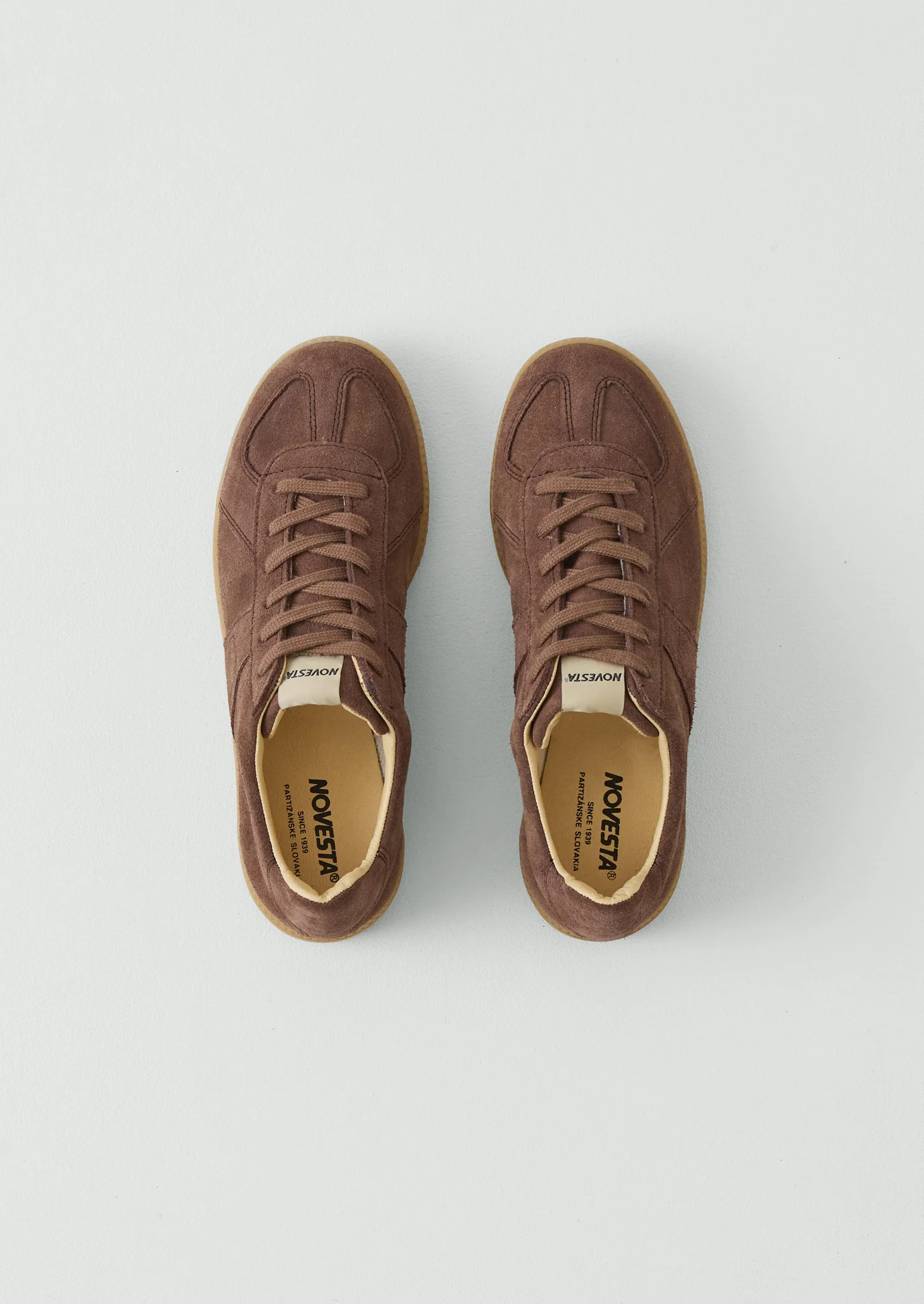 Novesta Gat Suede Trainers | Brown - Image 3