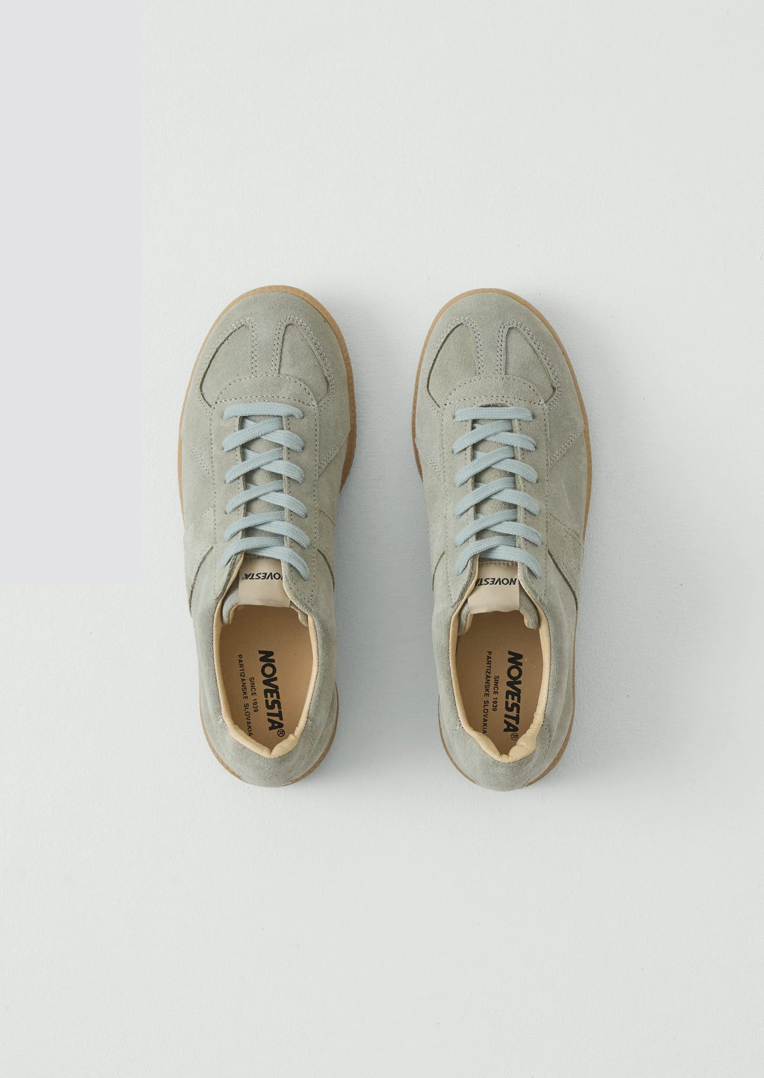 Novesta Gat Suede Trainers | Sage - Image 3