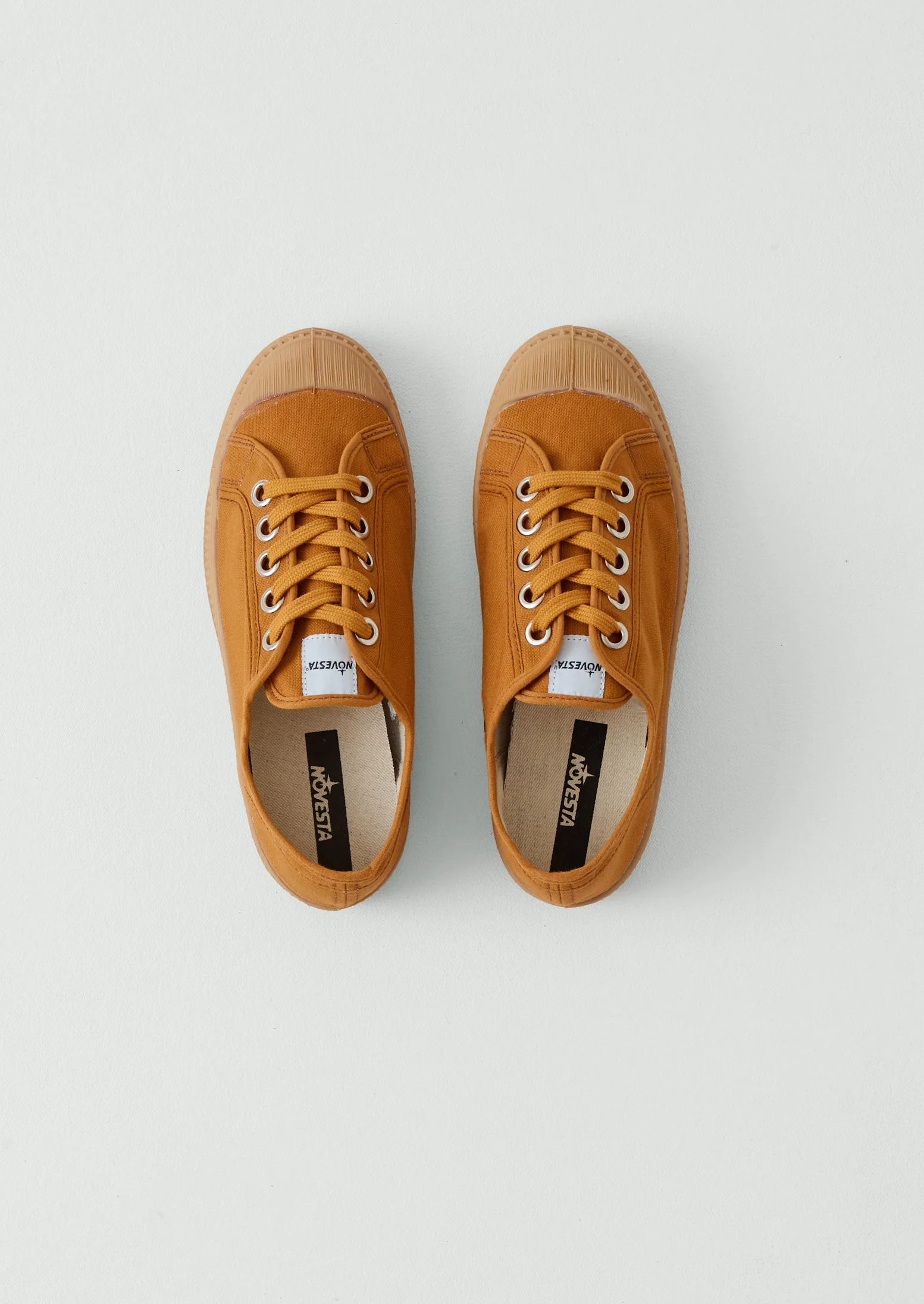 Novesta Star Master Plimsolls | Inca Gold - Image 3