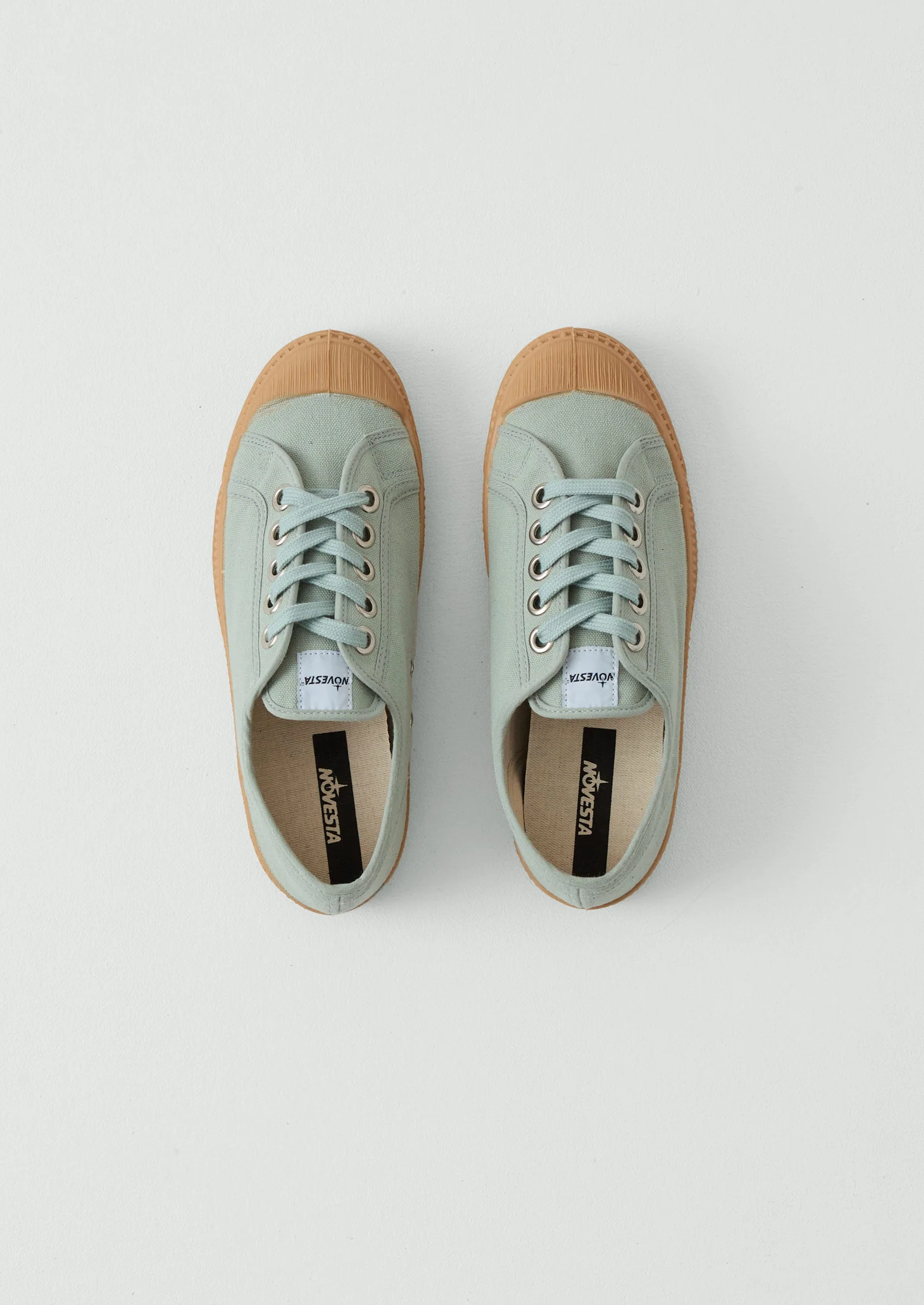 Novesta Star Master Plimsolls | Sage - Image 2