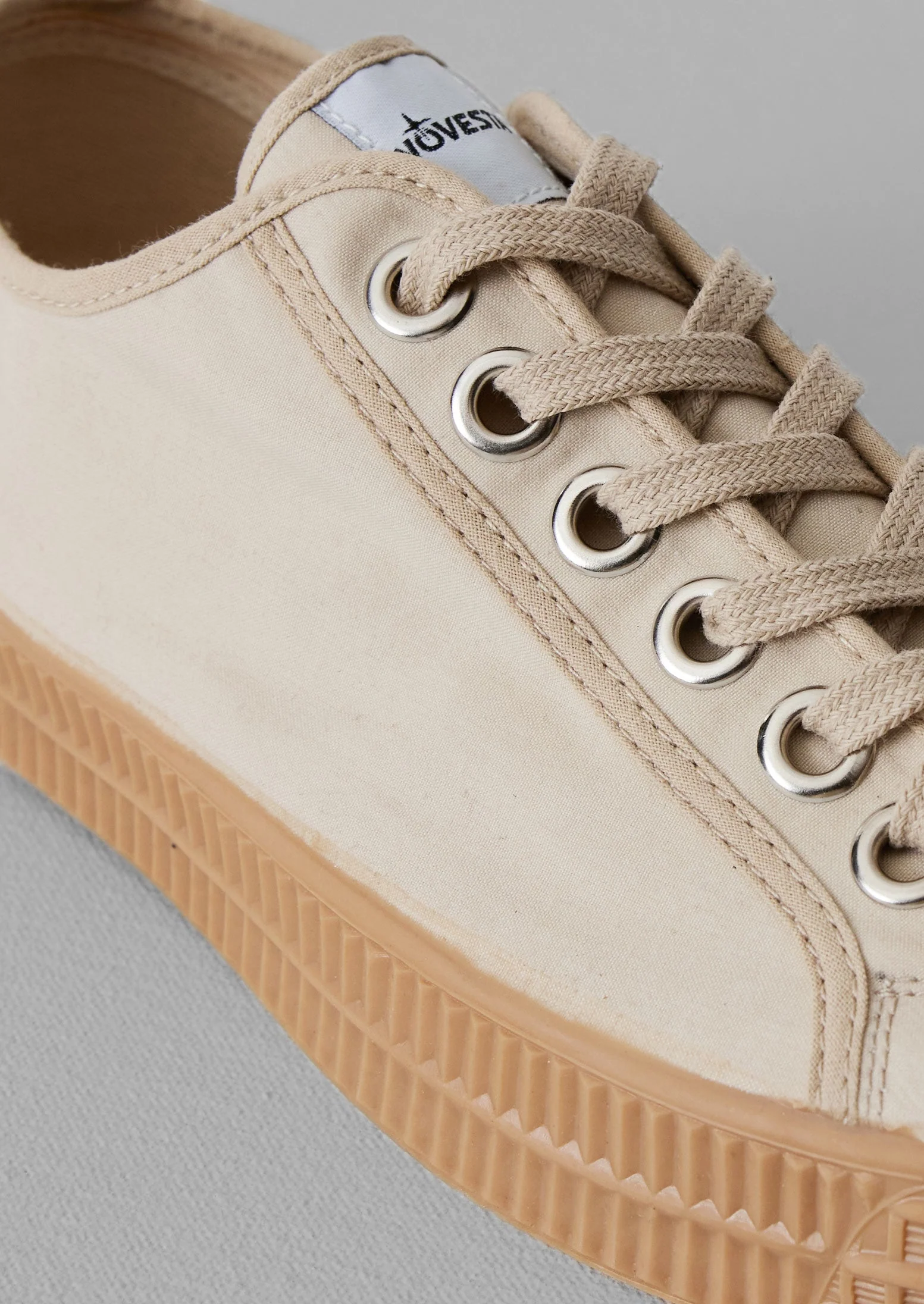 Novesta Star Master Waxed Cotton Plimsolls | Birch - Image 4