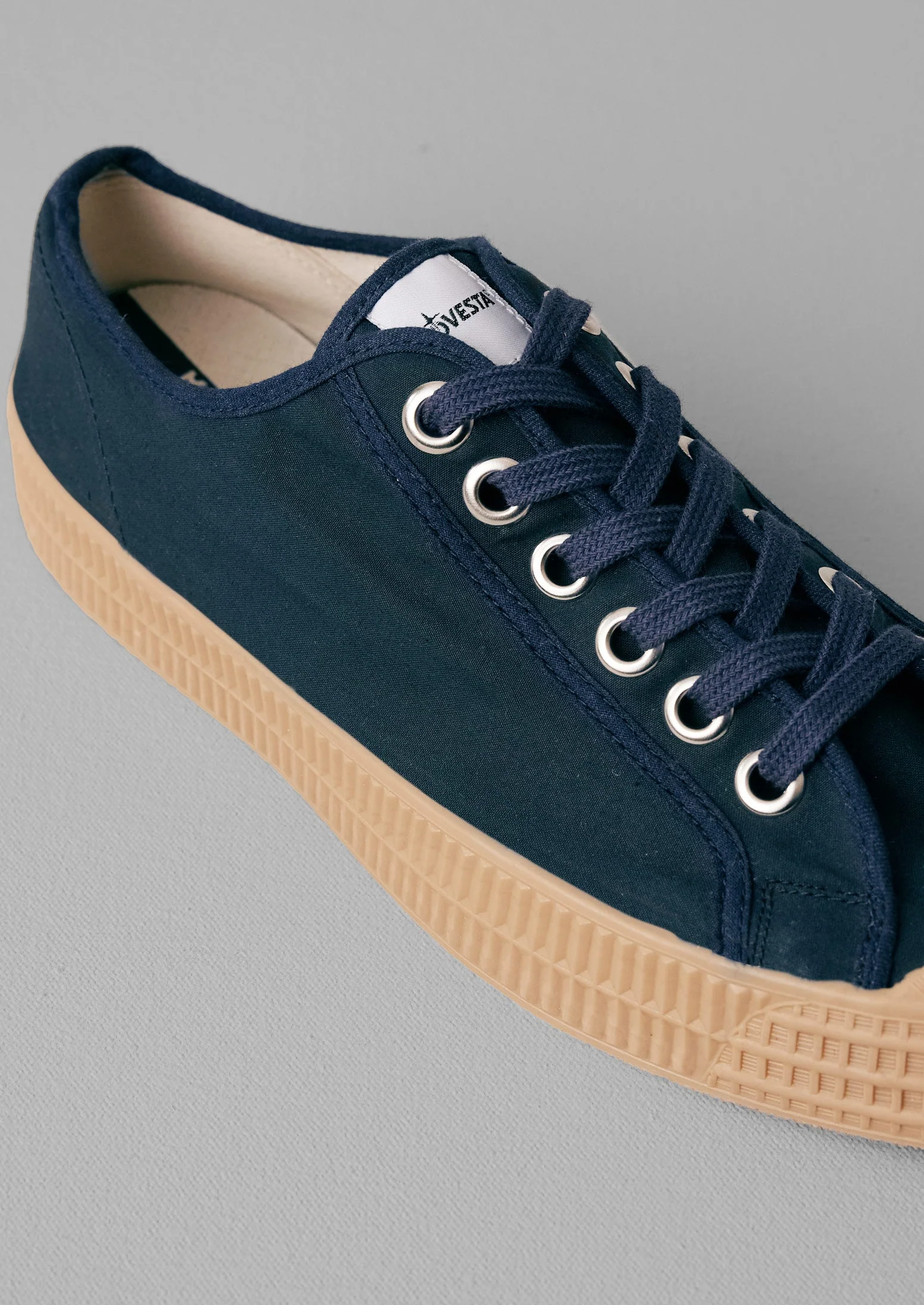 Novesta Star Master Waxed Cotton Trainers | Indigo - Image 4