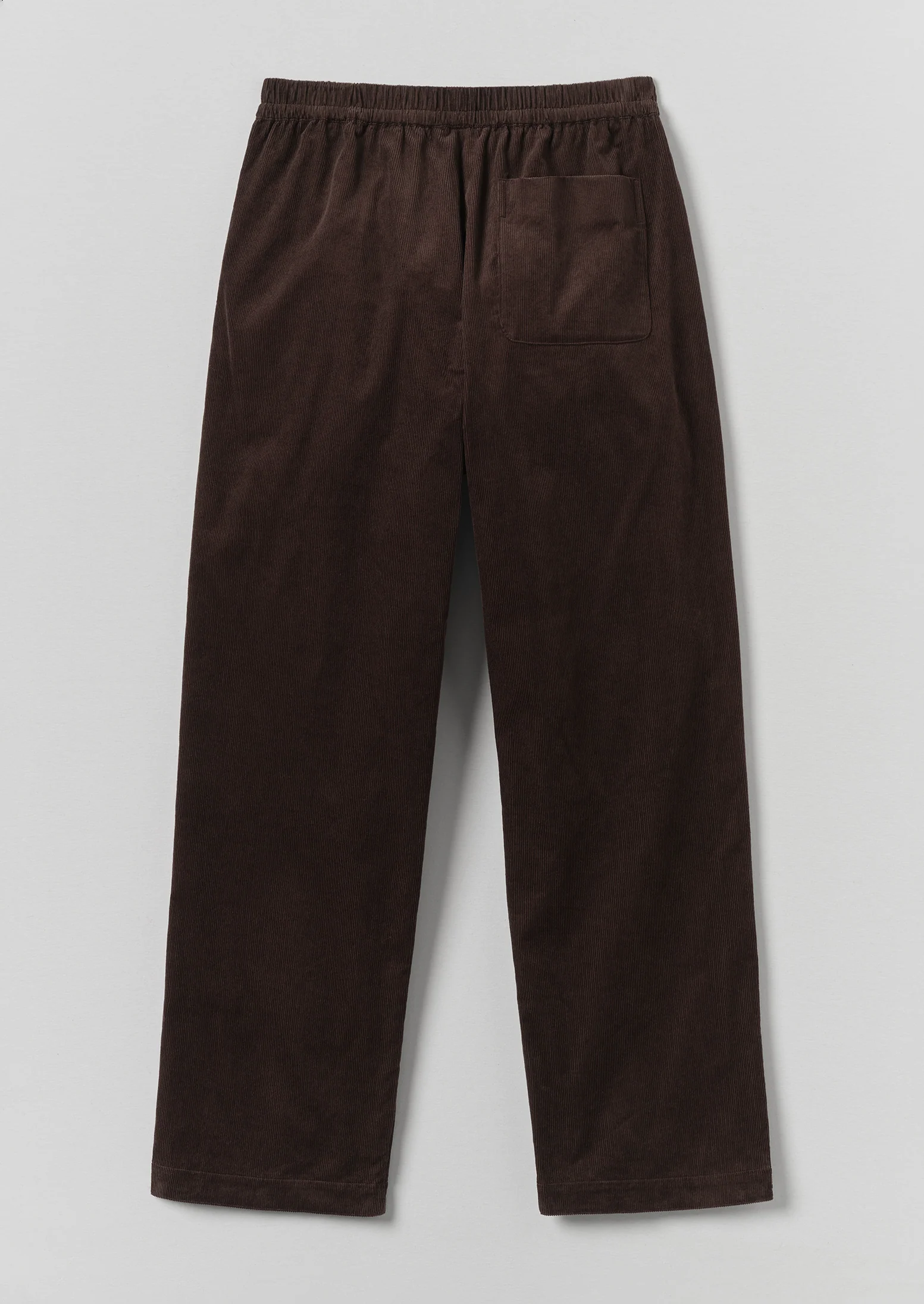 Organic Cord Lounge Trousers | Bitter Chocolate - Image 6