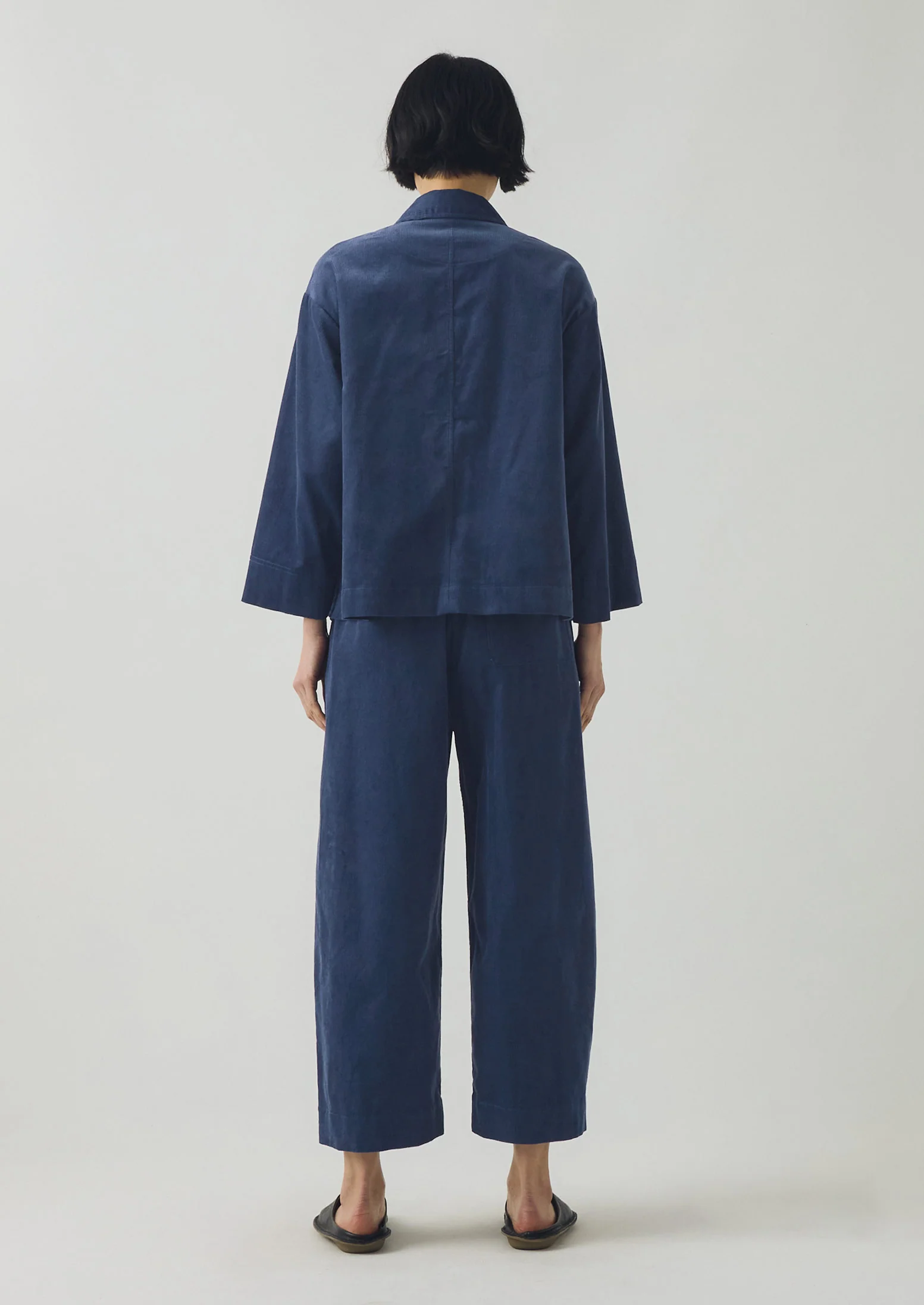 Organic Cord Shirt | Denim Blue - Image 3