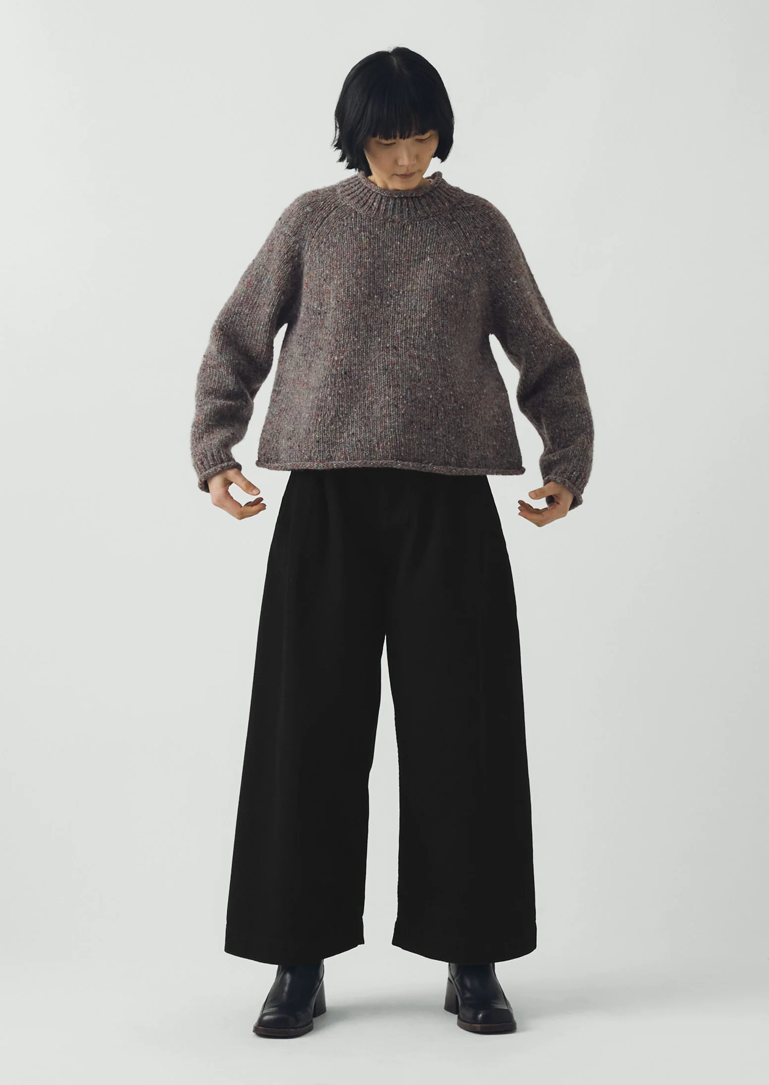 Orla Donegal Wool Sweater | Fossil - Image 5
